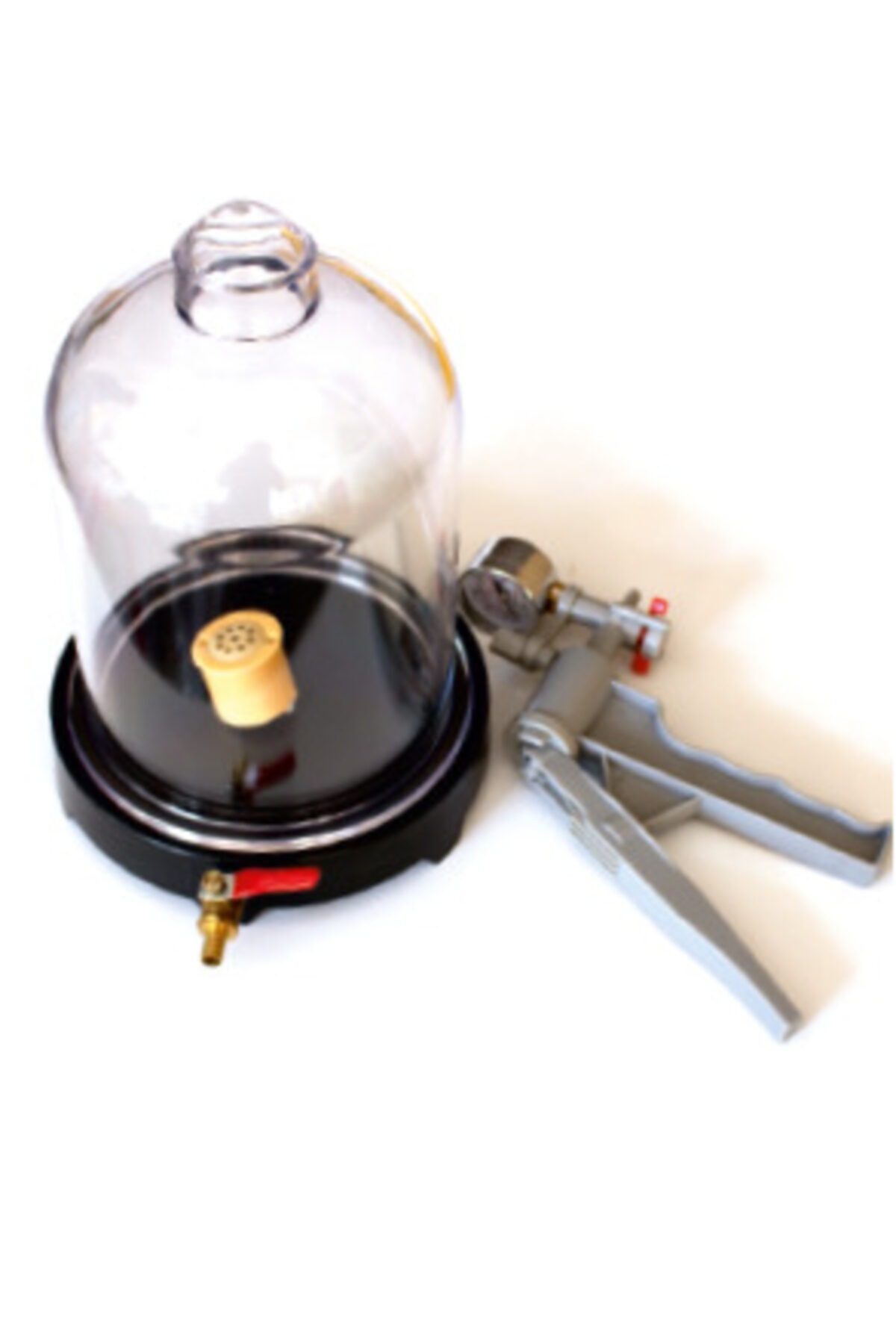 Edulab Pistonlu Hava Emme Tulumbası (Barometreli Fanus Ile Birlikte)