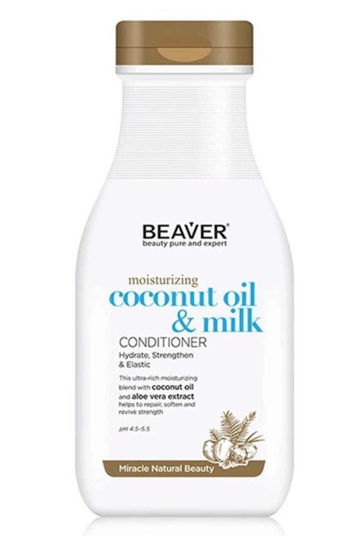 Beaver Coconut Oil&Milk Conditioner Hindistan Cevizi Yağlı ve Sütlü Saç Bakım Kremi 350 ml
