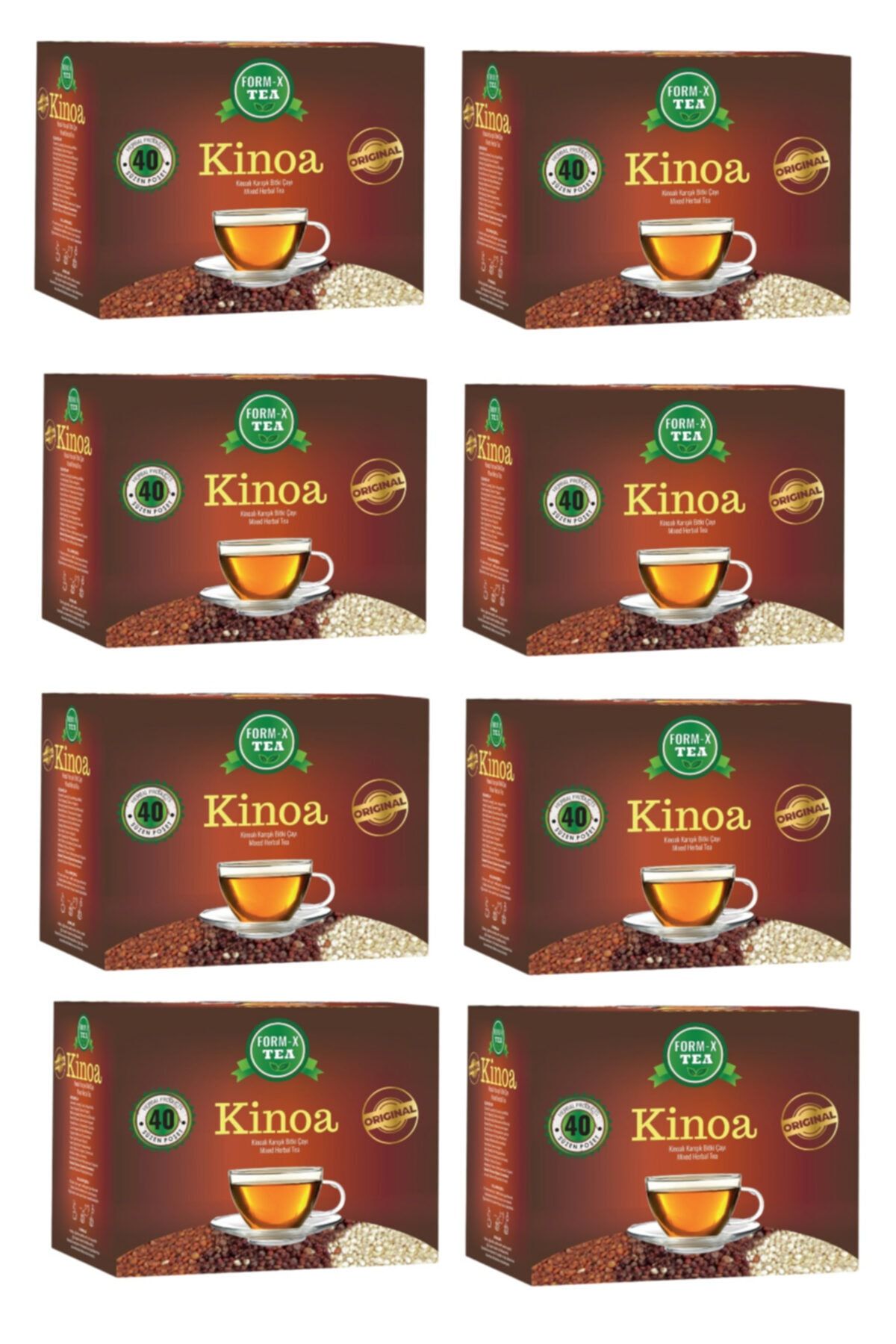 Formx tea Kinoa Çay 40'lı*8=320 Adet (8'li Set)