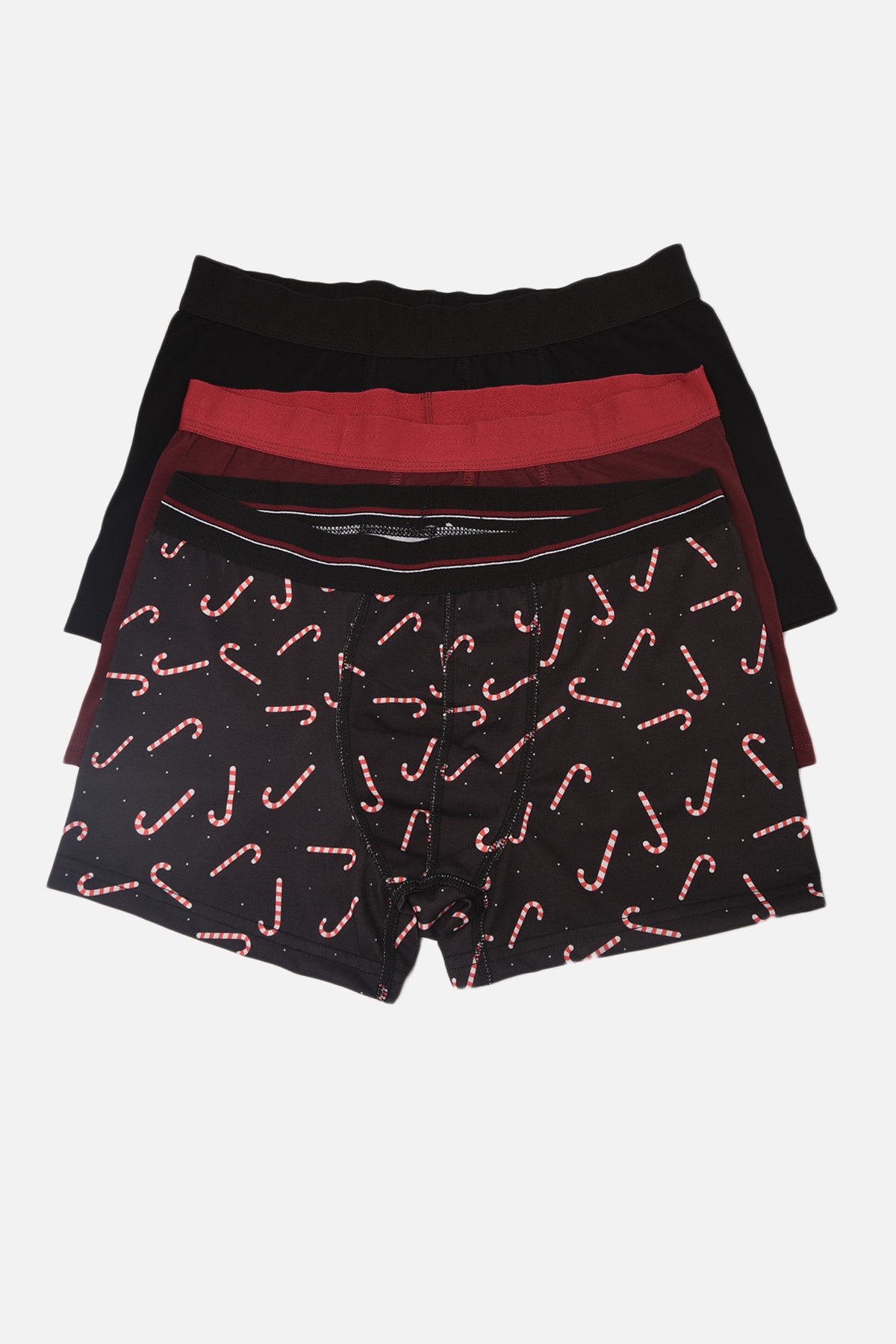 TRENDYOL MAN Çok Renkli Erkek 3'lü Paket Boxer TMNAW22BX0039