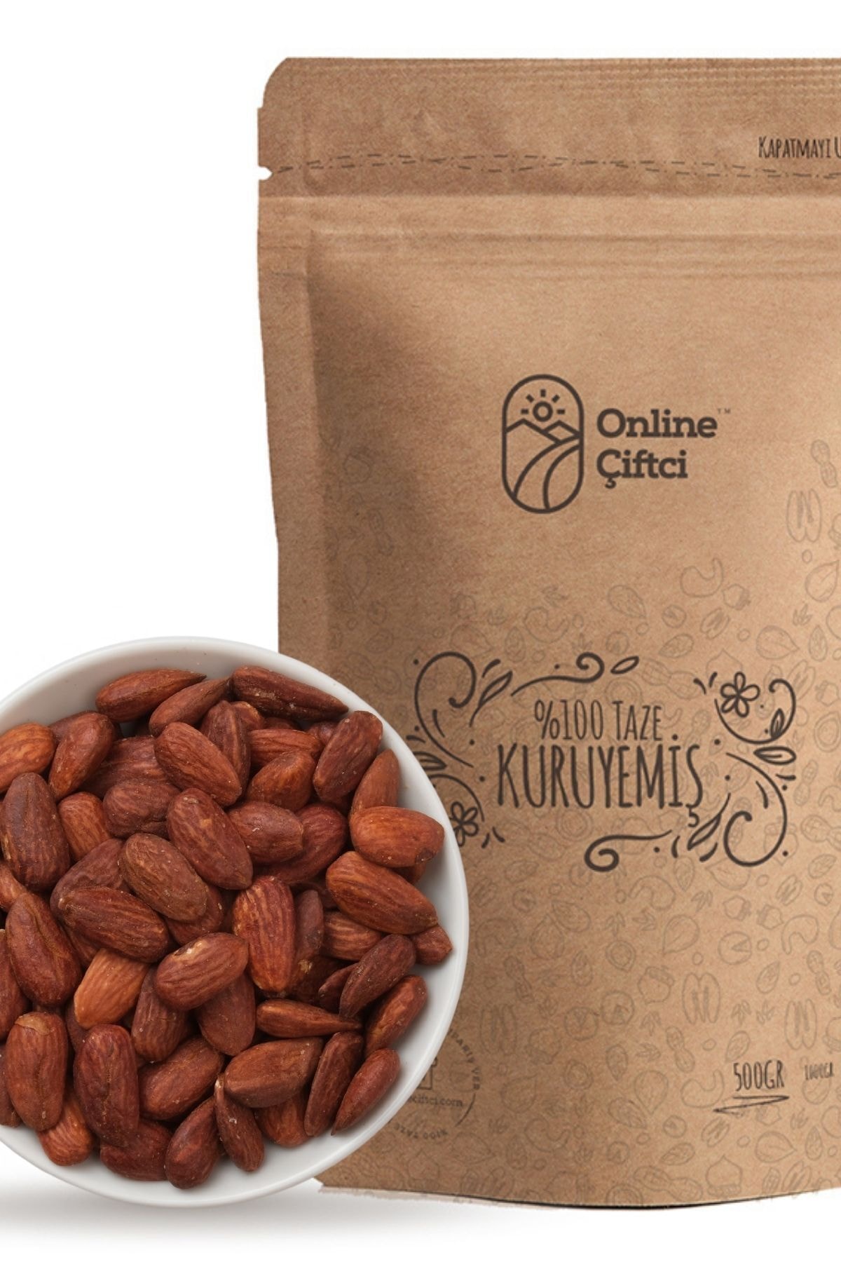 Karlıoğlu Kavrulmuş Badem 500gr