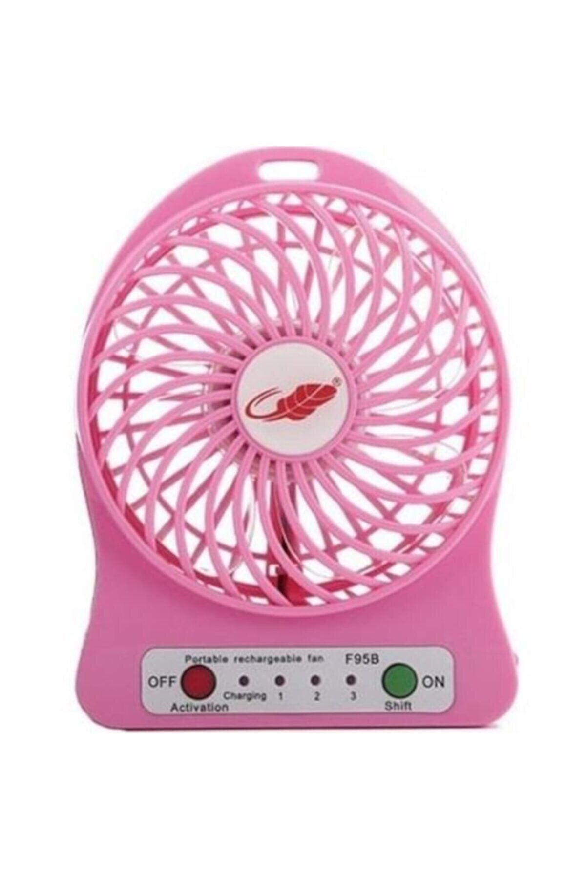 Firsat Ayi Masaüstü Şarjlı Fan Vantilatör (plastik) Pembe