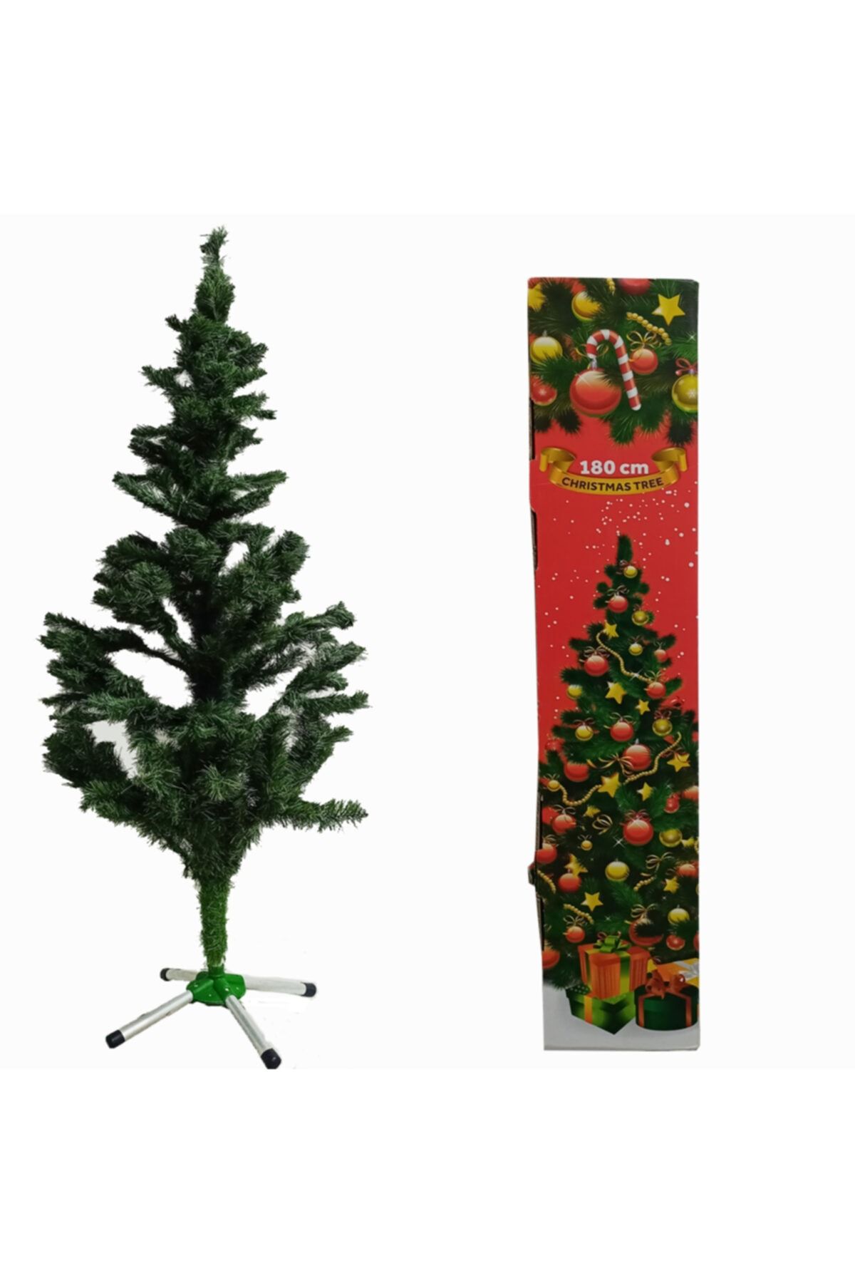 ALİ DUMAN GRUP OYUNCAK ÇİÇEKÇİLİK 180 cm 210 Dallı Yılbaşı Ağacı