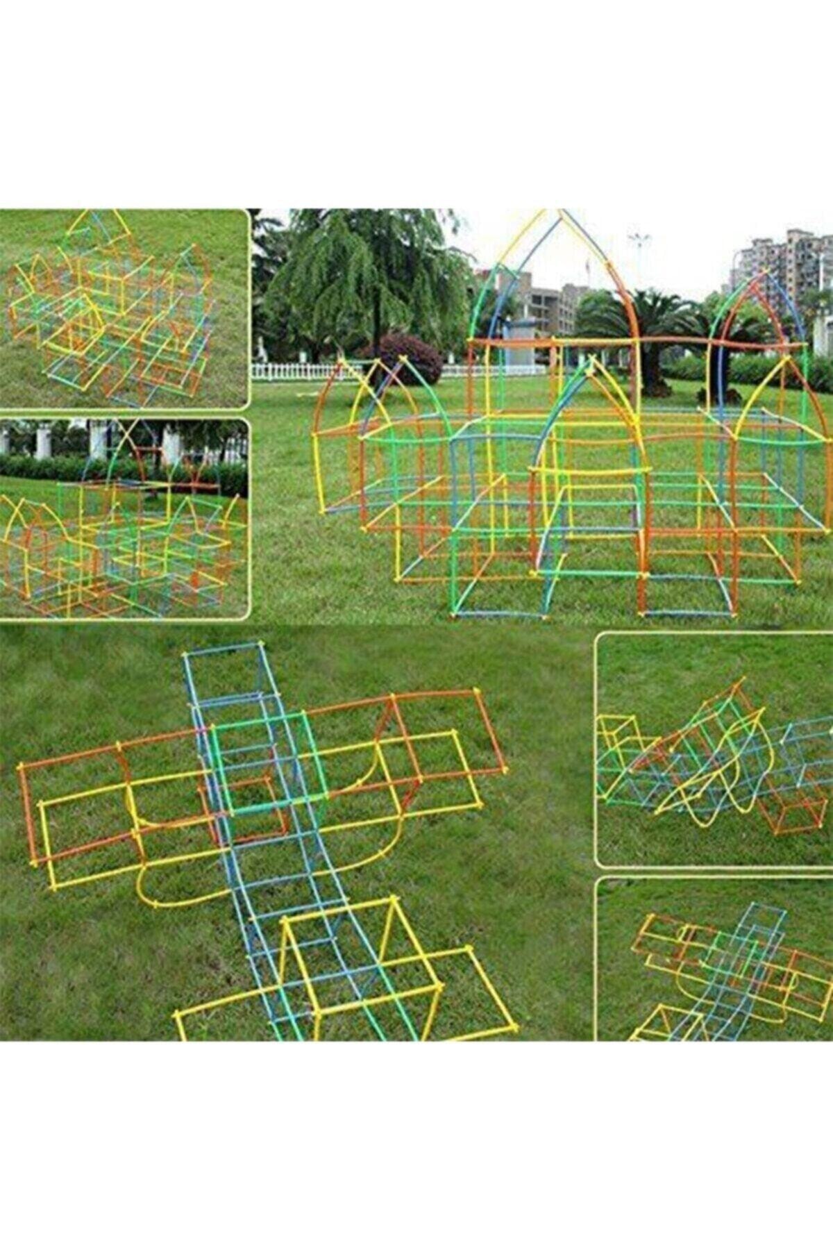 TT Tahtakale Toptancıları Bambu Çubukları Zeka Hayal Ve Gücü Eğitici 4d Dıy Block 300 Parça