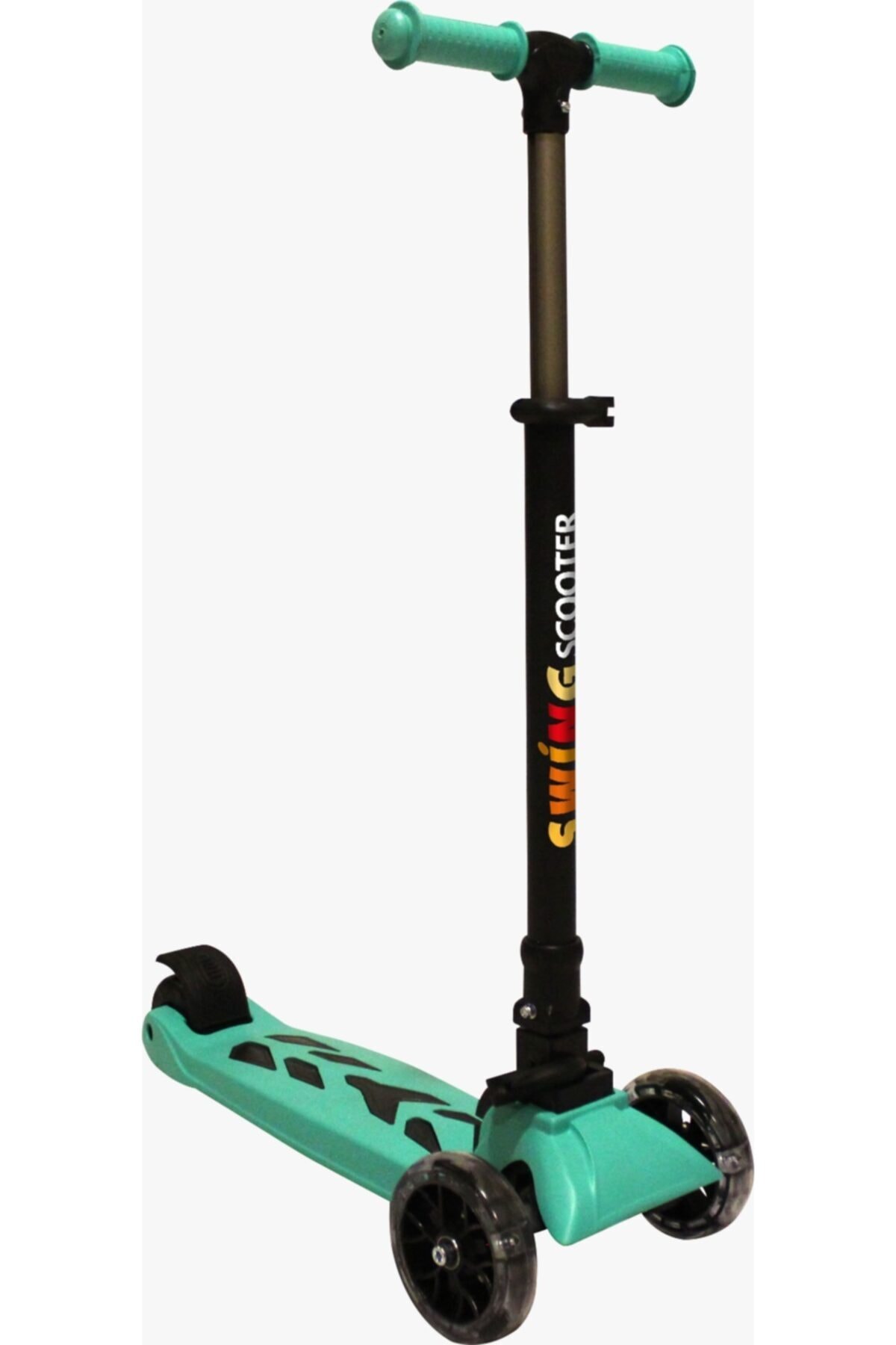 Swing Işıklı 3 Tekerlekli Scooter (60 Kg) Yeşil