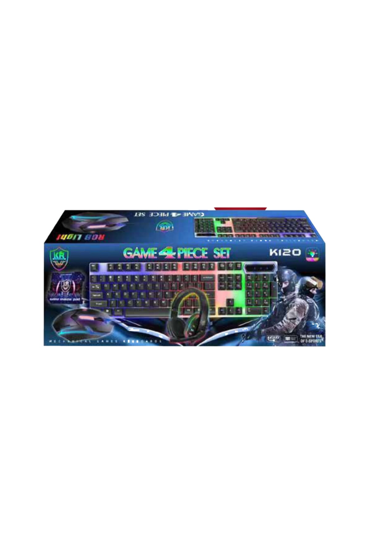 Fulltech Oyuncu Seti Klavye+mouse Mouse Pad+kulaklık