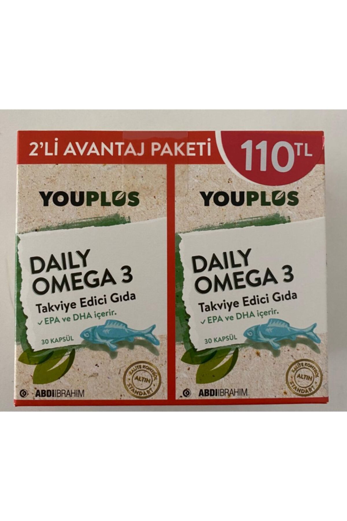 Youplus Daily Omega 2 Li Avantaj Paketi