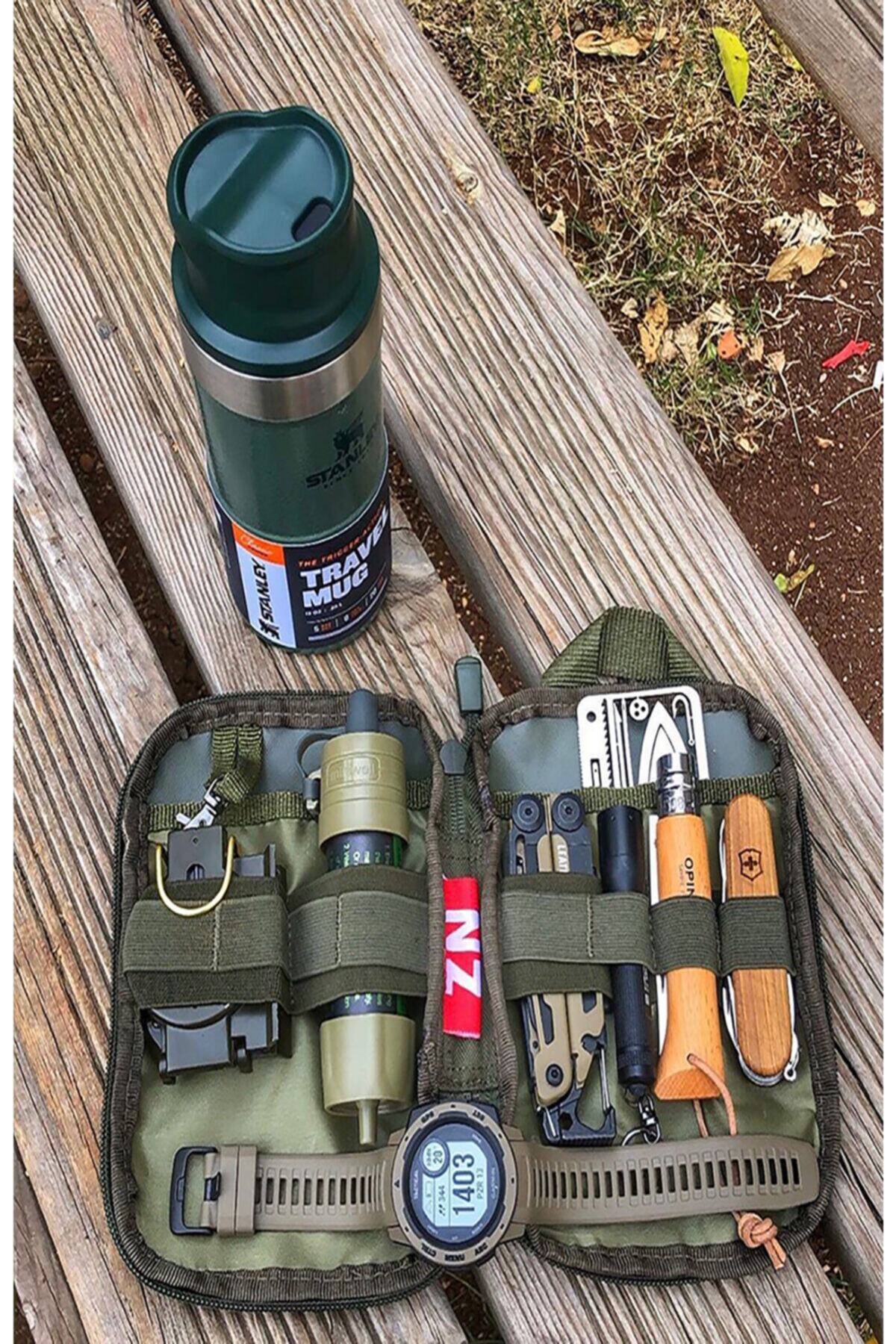 KDNZ Haki Organizer Edc Çanta