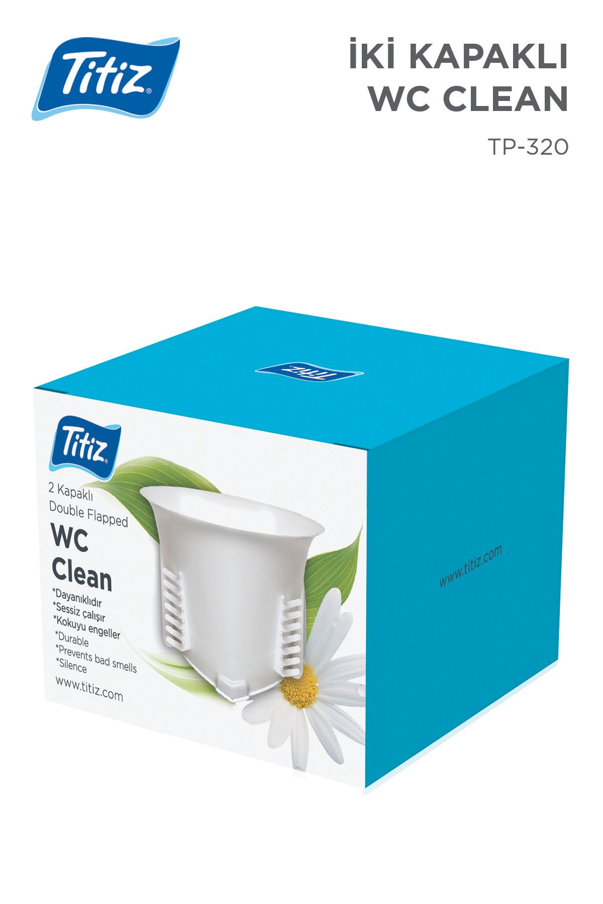 Titiz Plastik Iki Kapaklı Wc Kapağı