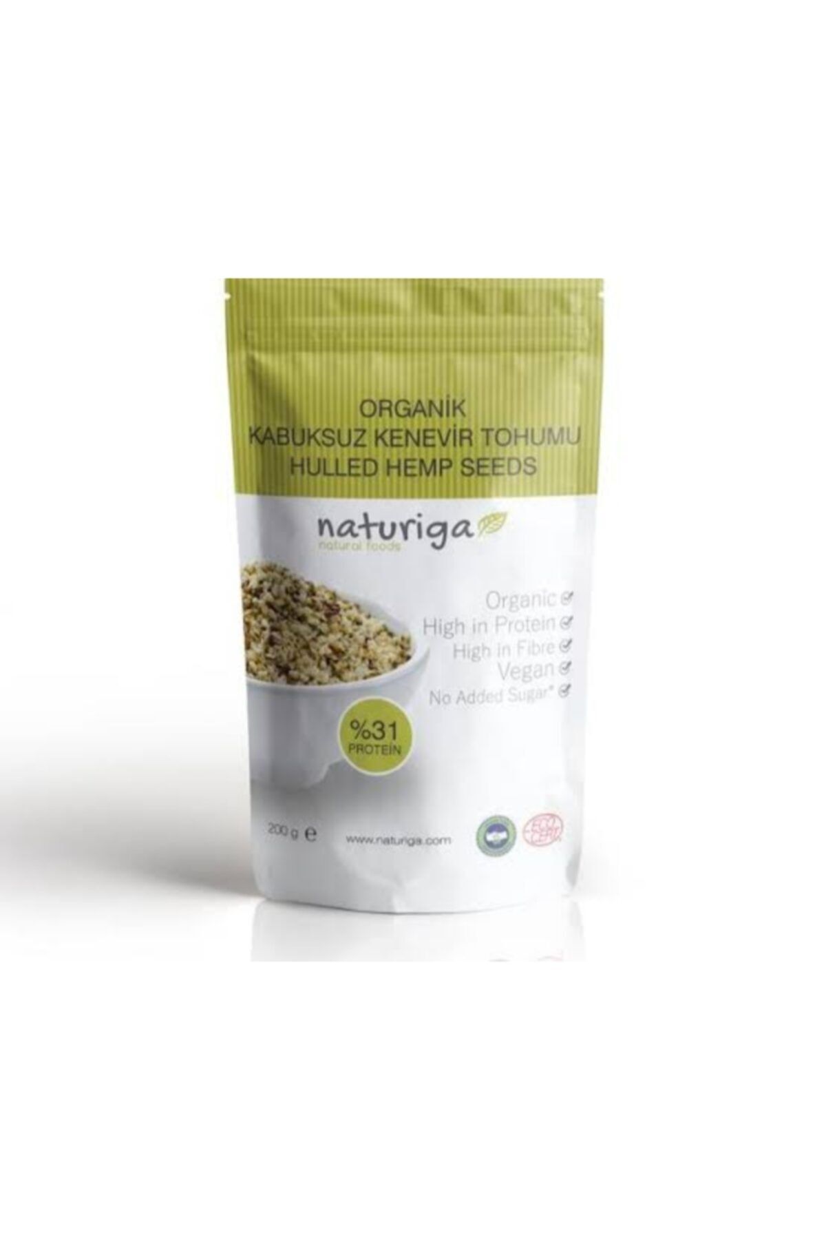 Metro Chef Naturiga Organik Kabuksuz Kenevir Tohumu 200 Gr 14876