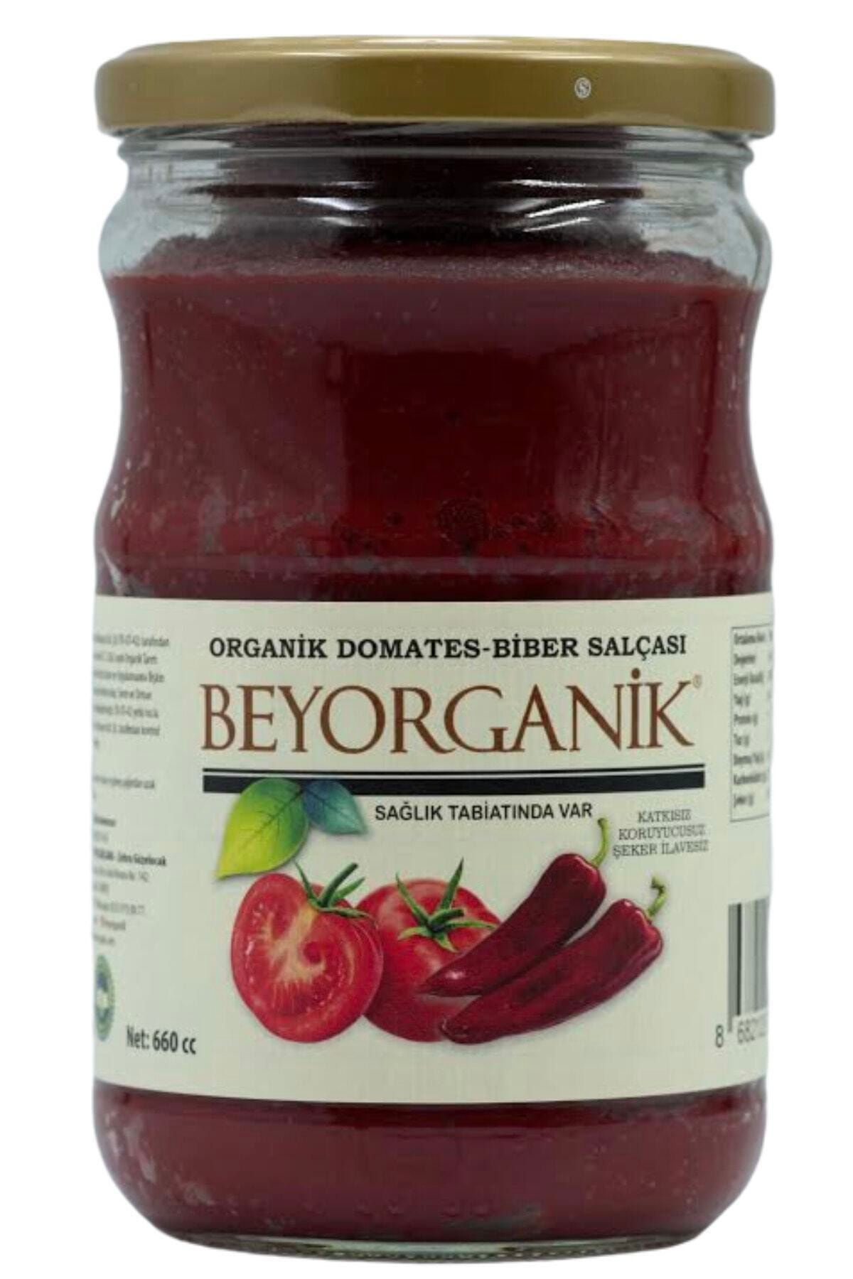 BEYORGANİK Organik Domates Ve Biber Salçası 650 gr