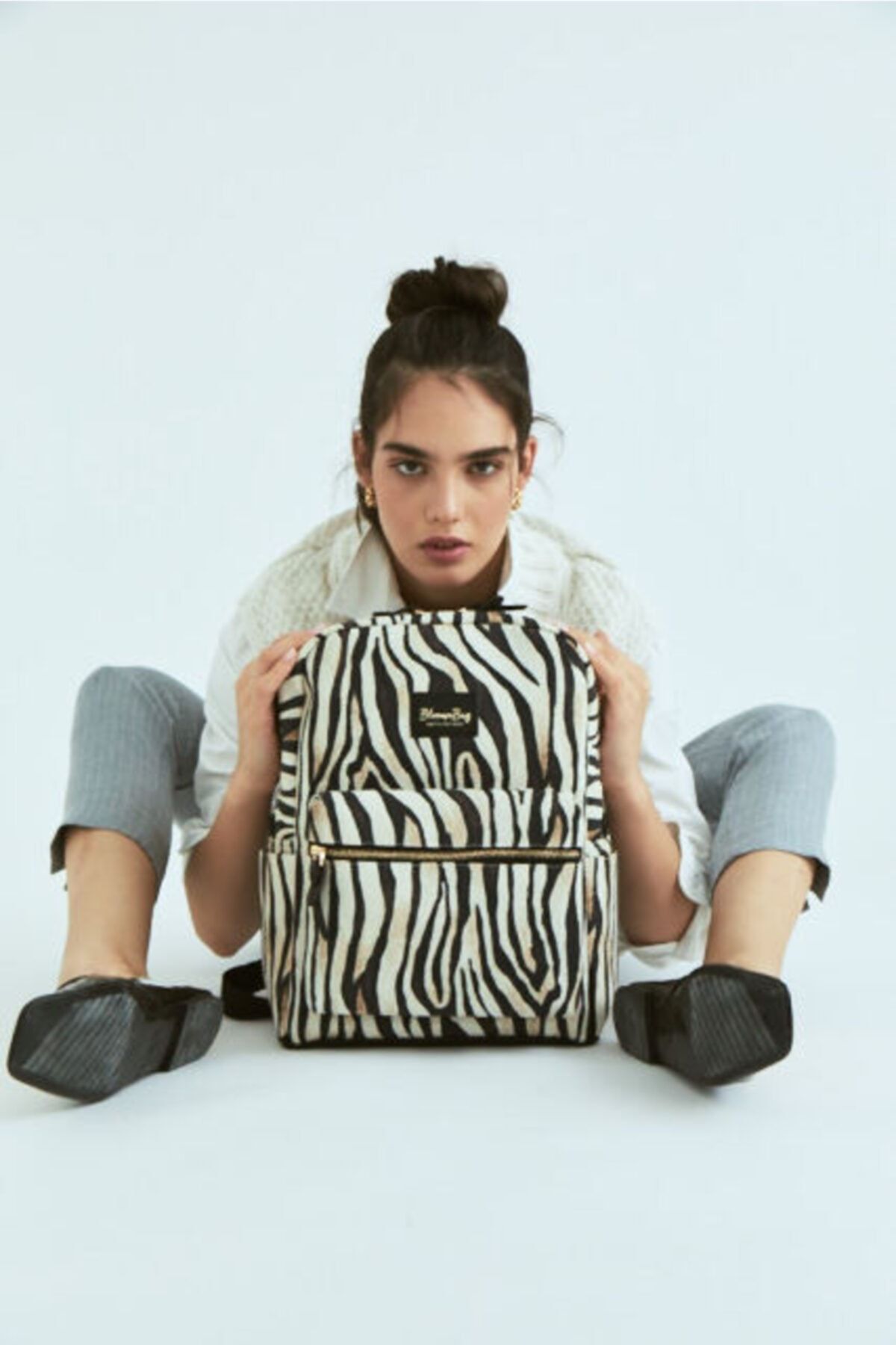 BloominBag Stripy Tricky 13-14 Inch Sırt Laptop / Macbook Çantası