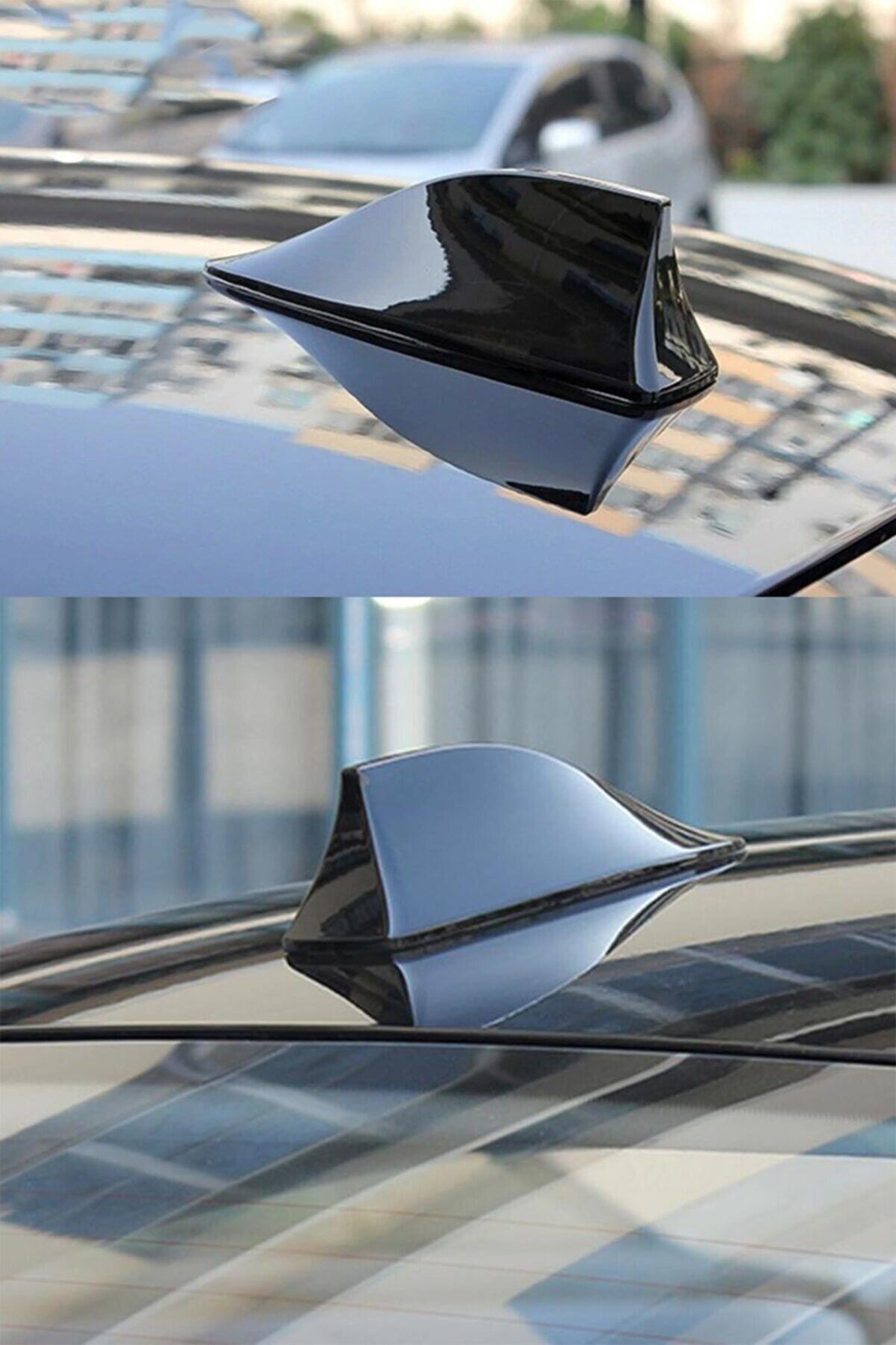 AYKIZ Fort Focus Hatchback Trend Uyumlu Araç Siyah Köpek Balığı Sırtı Shark Anten Balina Yüzgeç Alıcı