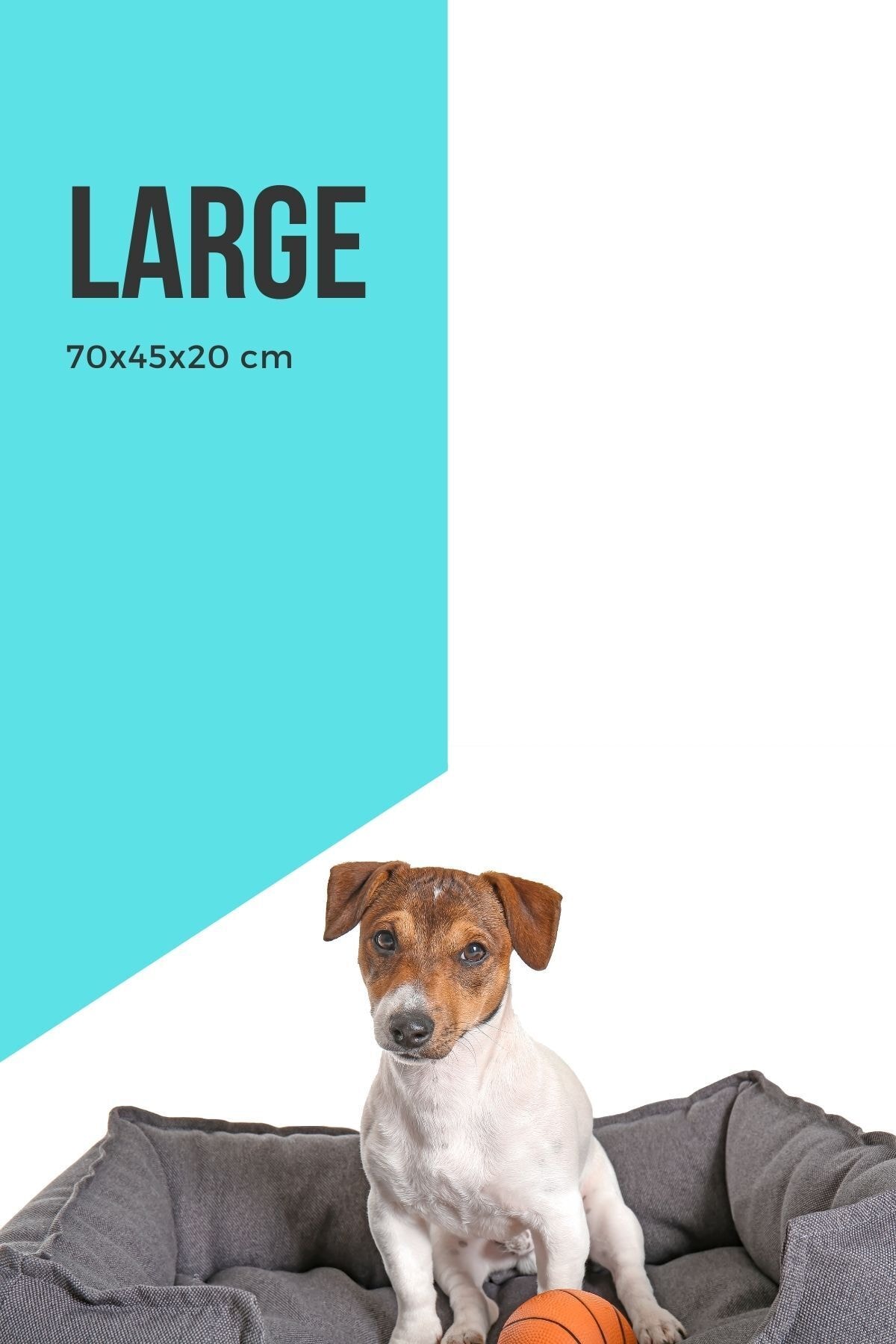 BYPET Kedi Köpek Yatağı Büyük Boyutlar Leke Tutmaz Silikon Elyaf Dolgulu Köpek Yatağı Large