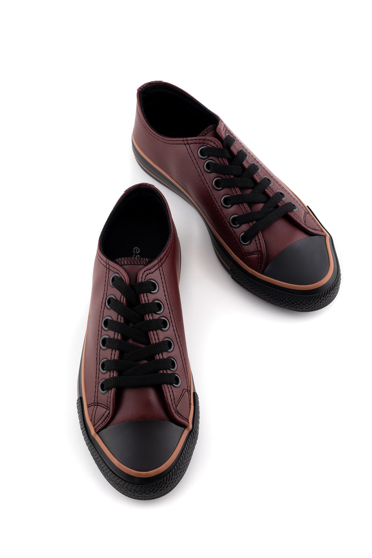 ESPARDİLE Unisex Cilt Spor Ayakkabı Bordo