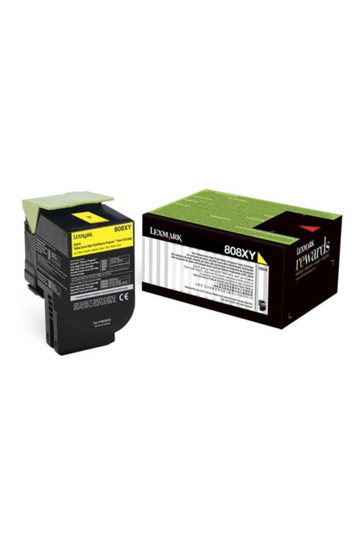 Lexmark Cx510-80c8xy0 Sarı Toner Extra Yüksek Kapasiteli