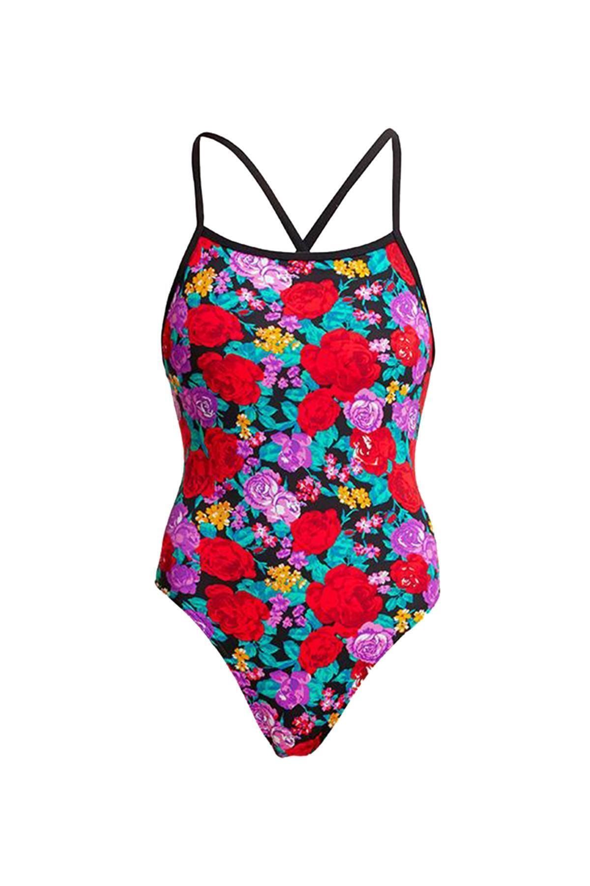 FUNKİTA Wild Roses Grow Kadın Antrenman Mayo