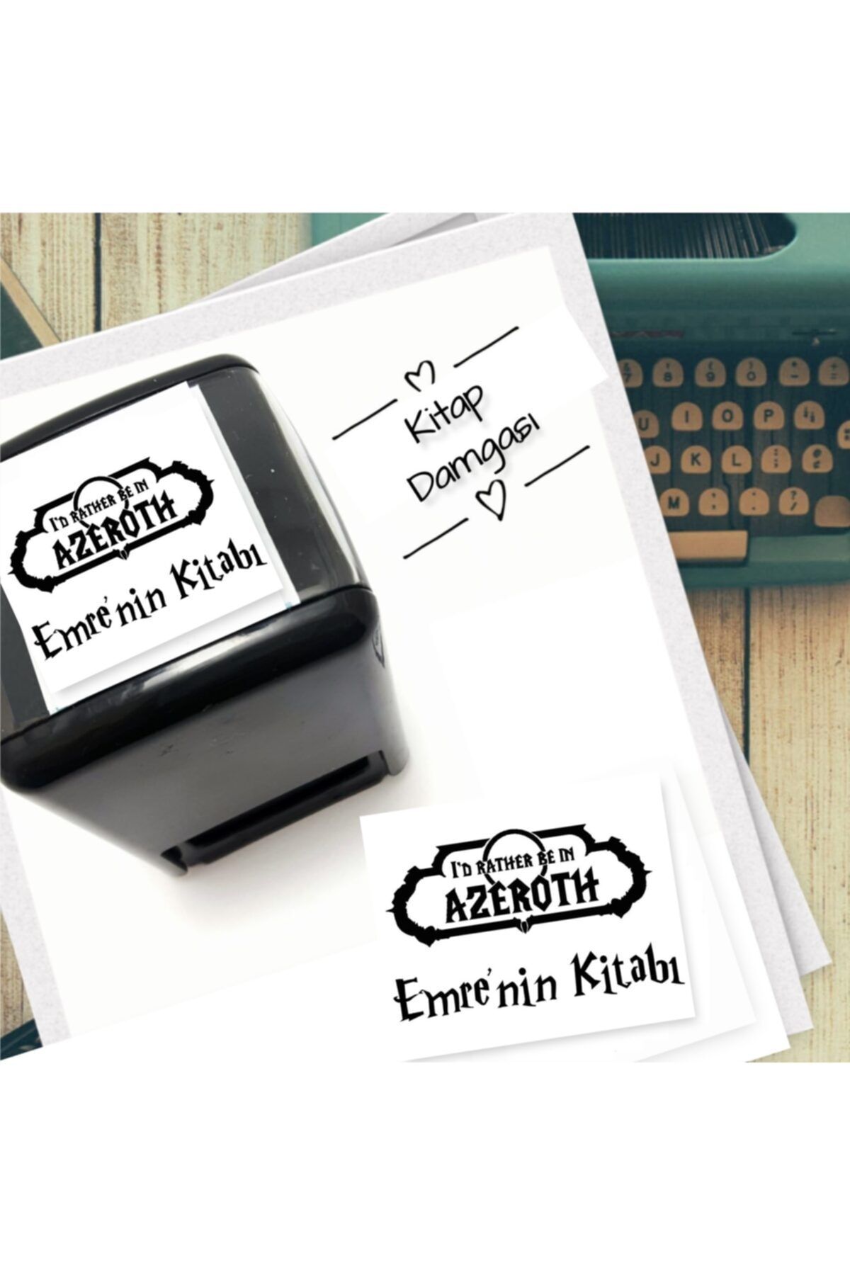 EHediyeci Isim Yazılı Otomatik Kare Kaşe - 1065