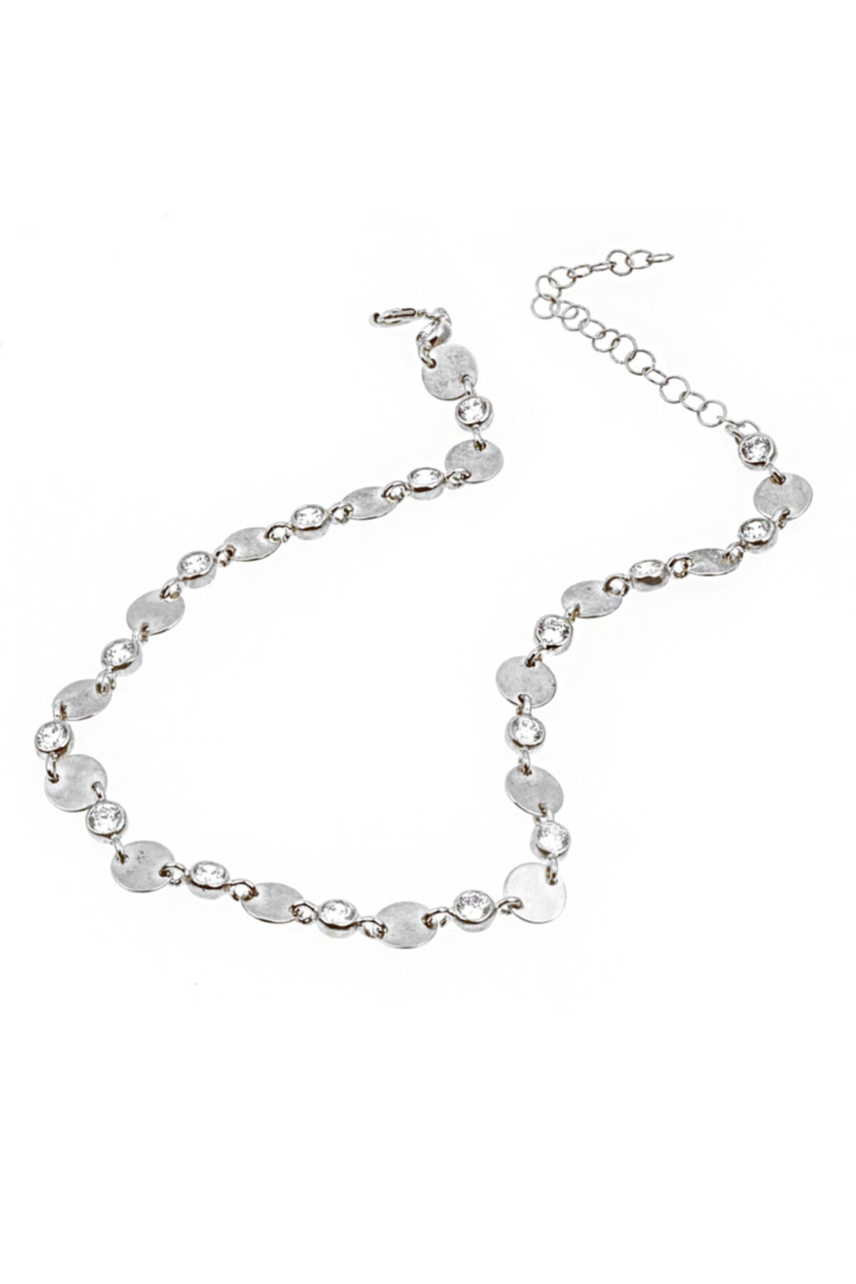 Masaliko Pırlanta Möntürü Gümüş Halhal Sb613