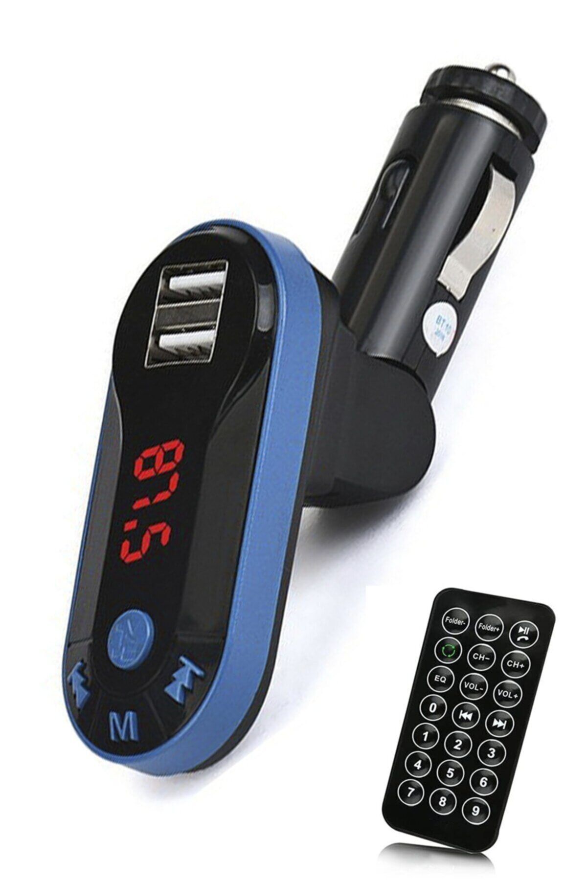 AYKIZ Müzik Çalar Uyumlu Fm Transmitter Araba Çakmaklık Şarj Bluetooth Müzik Kiti