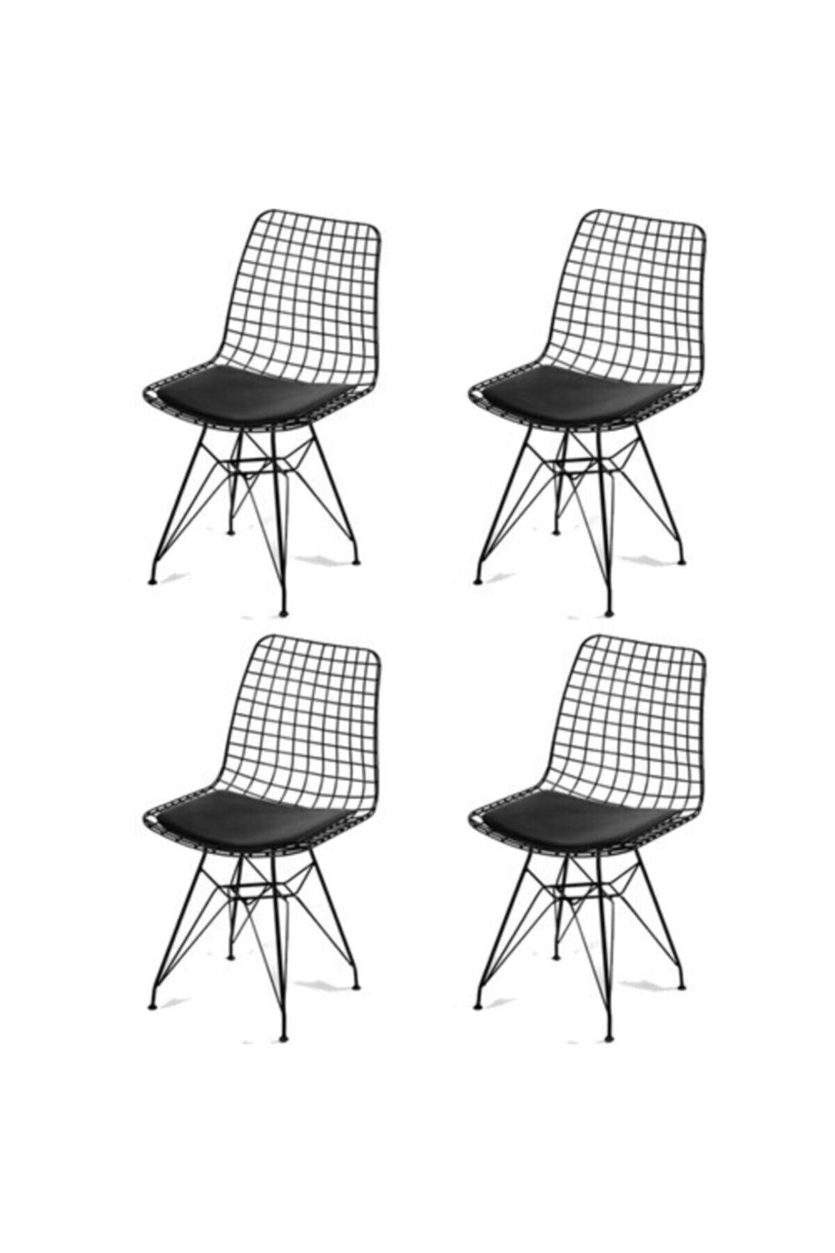 Touch Home 4'lü Loft Sandalye