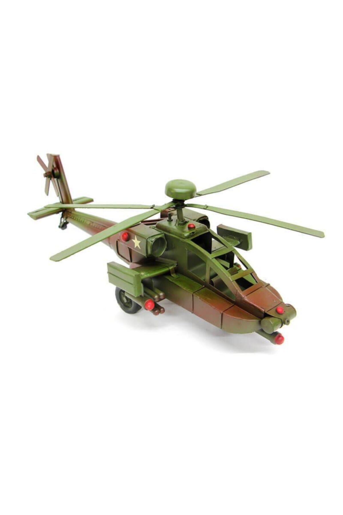 HİMARRY Dekoratif Metal Helikopter Dekoratif Biblo Hediyelik