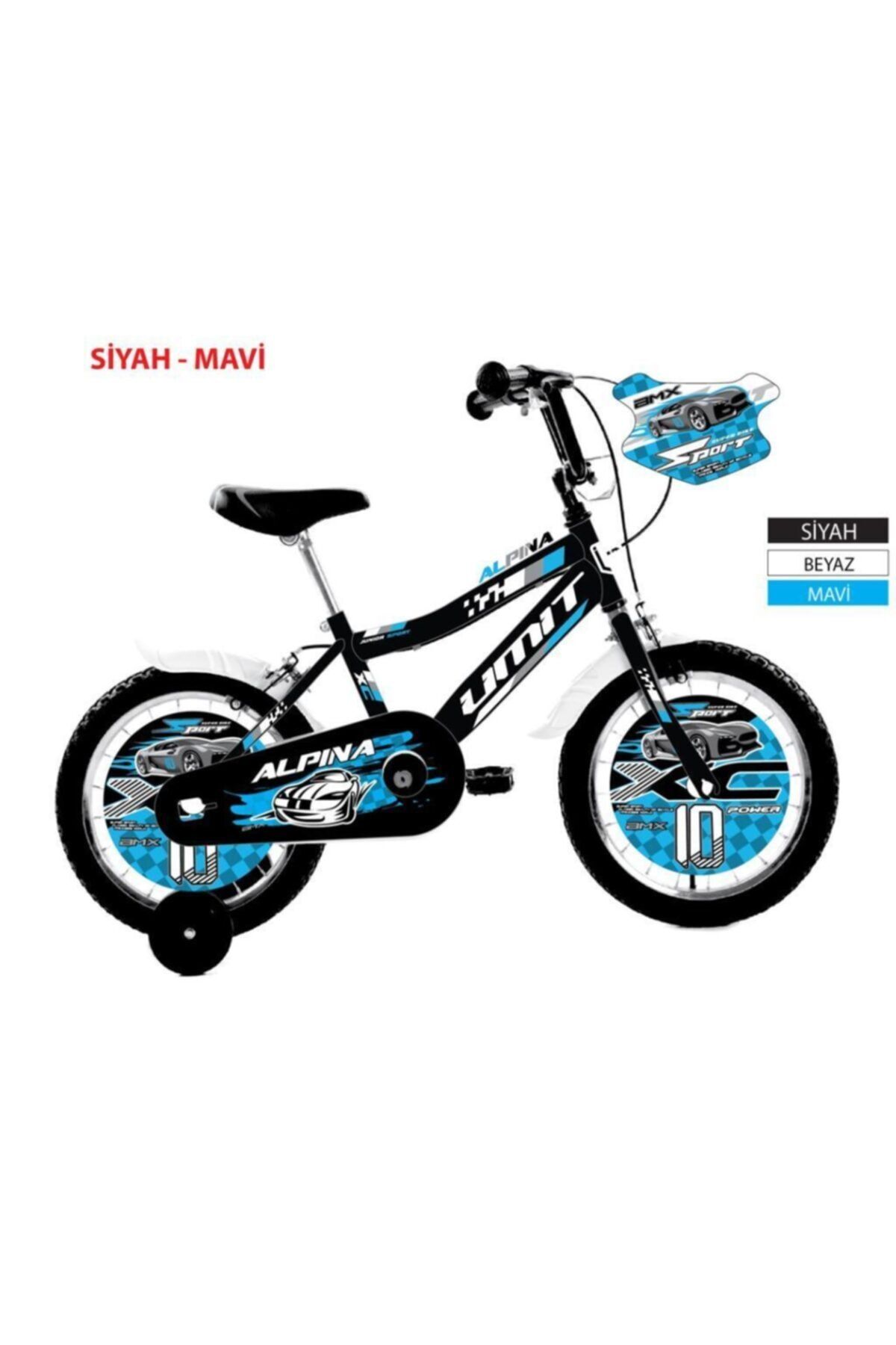 Ümit 16 Jant Alpina Bmx V Mavi Siyah