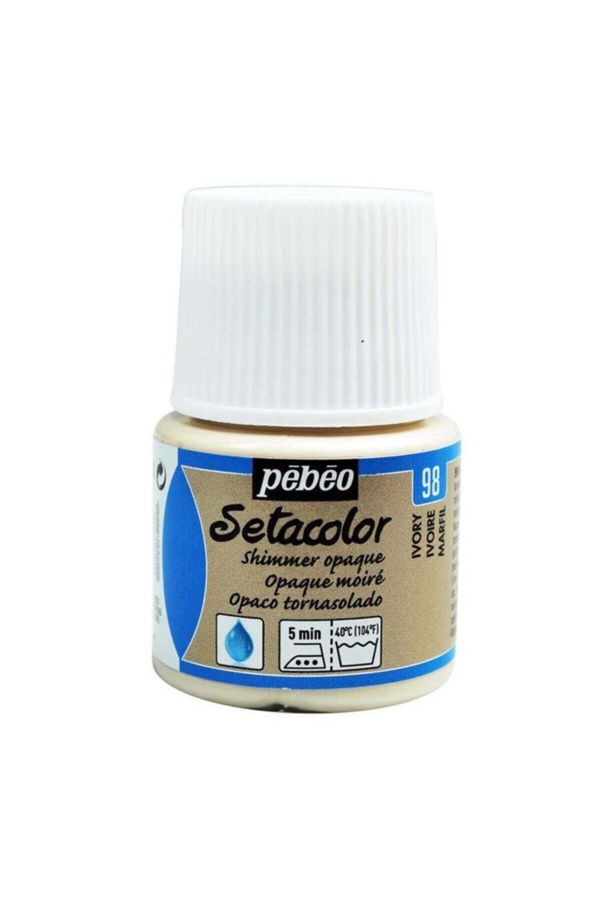Pebeo Setacolor Opak Shimmer Kumaş Boya 45ml Şişe Yd Ivory