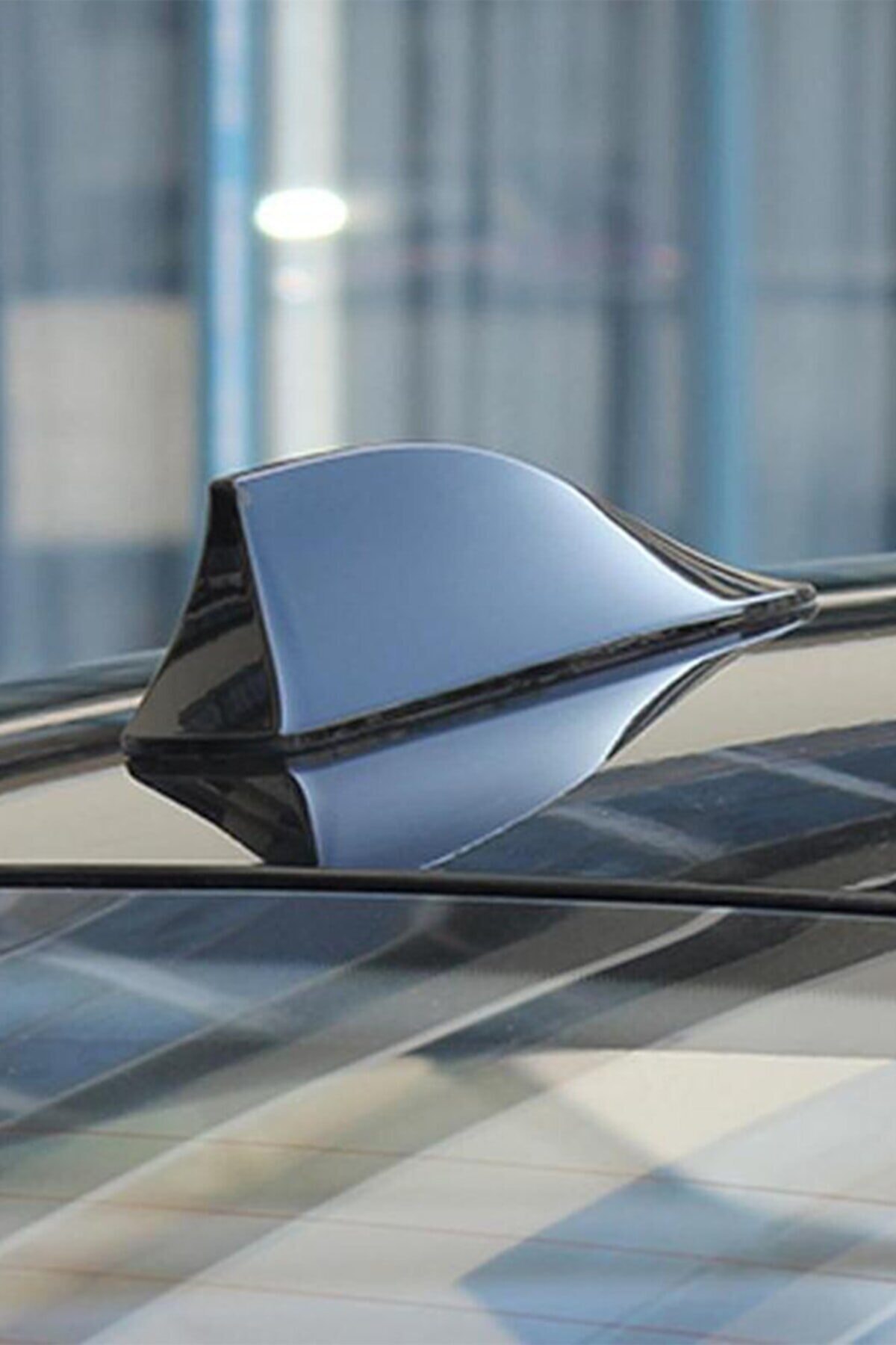 Berenin Dünyası Fort Fiesta Ghia Coupe Uyumlu Araba Siyah Köpek Balığı Sırtı Shark Anten Balina Yüzgeç Alıcı