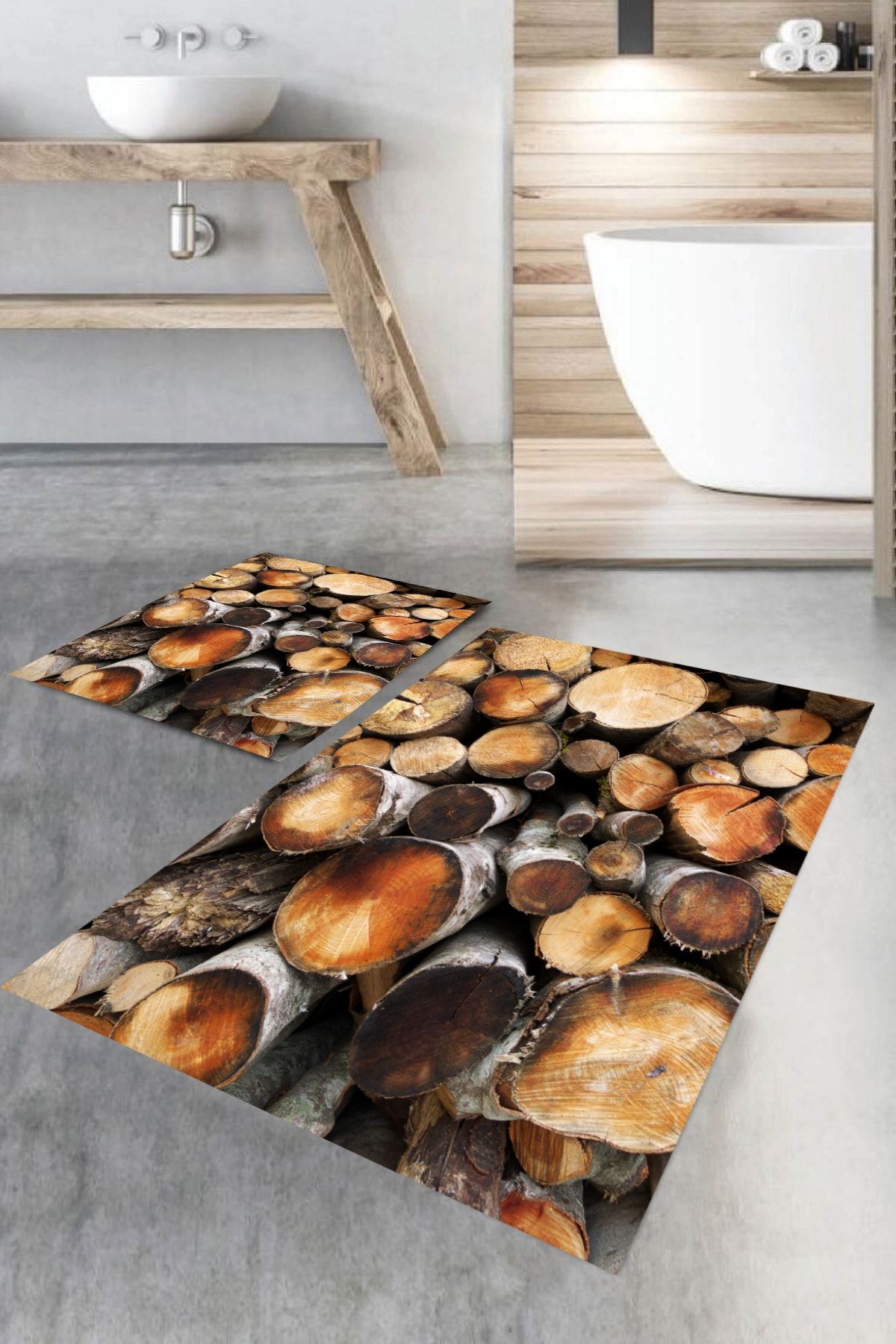 Dekomis Banyo Halısı Ikili Klozet Takımı Dot-tk-hp-721