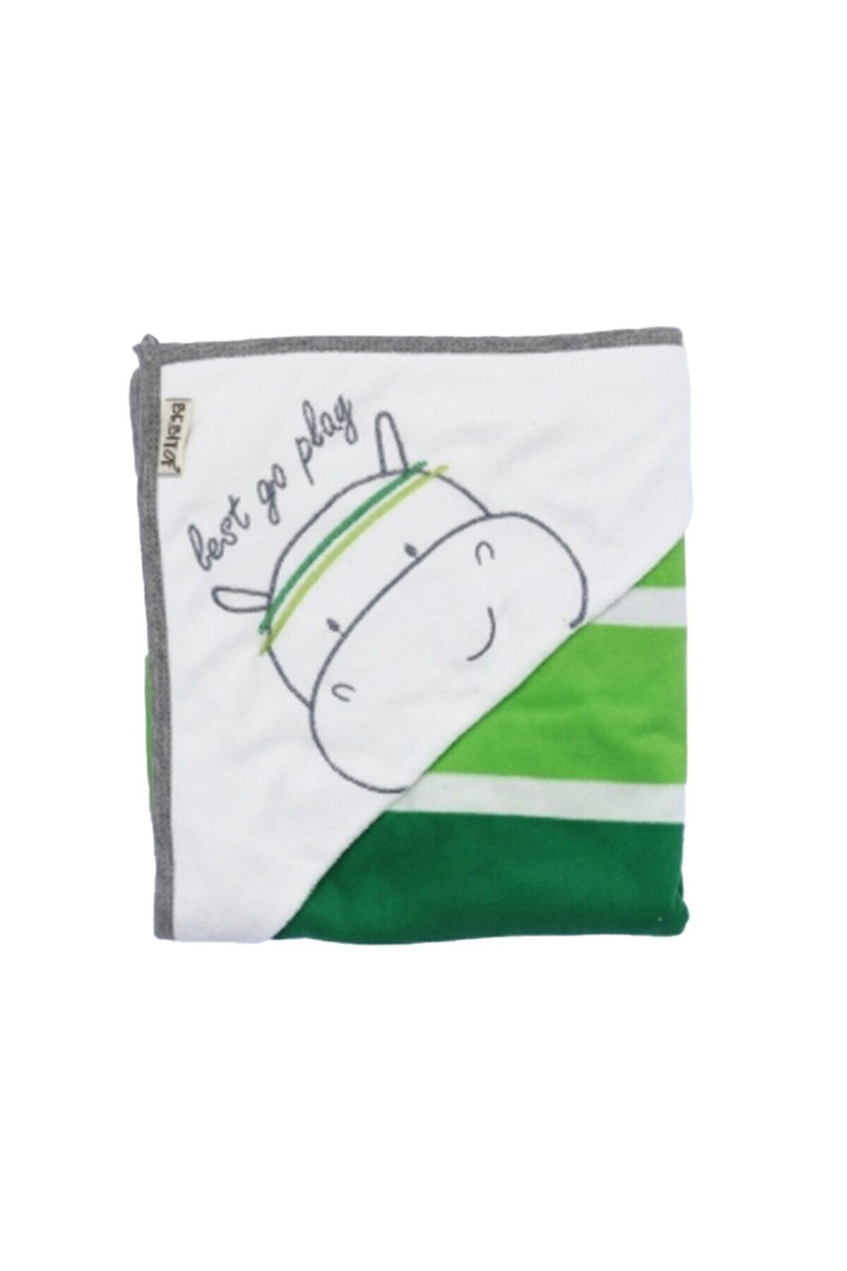 Bebitof Baby Bebitof Silgi Çizgili Bebek Havlusu 40017