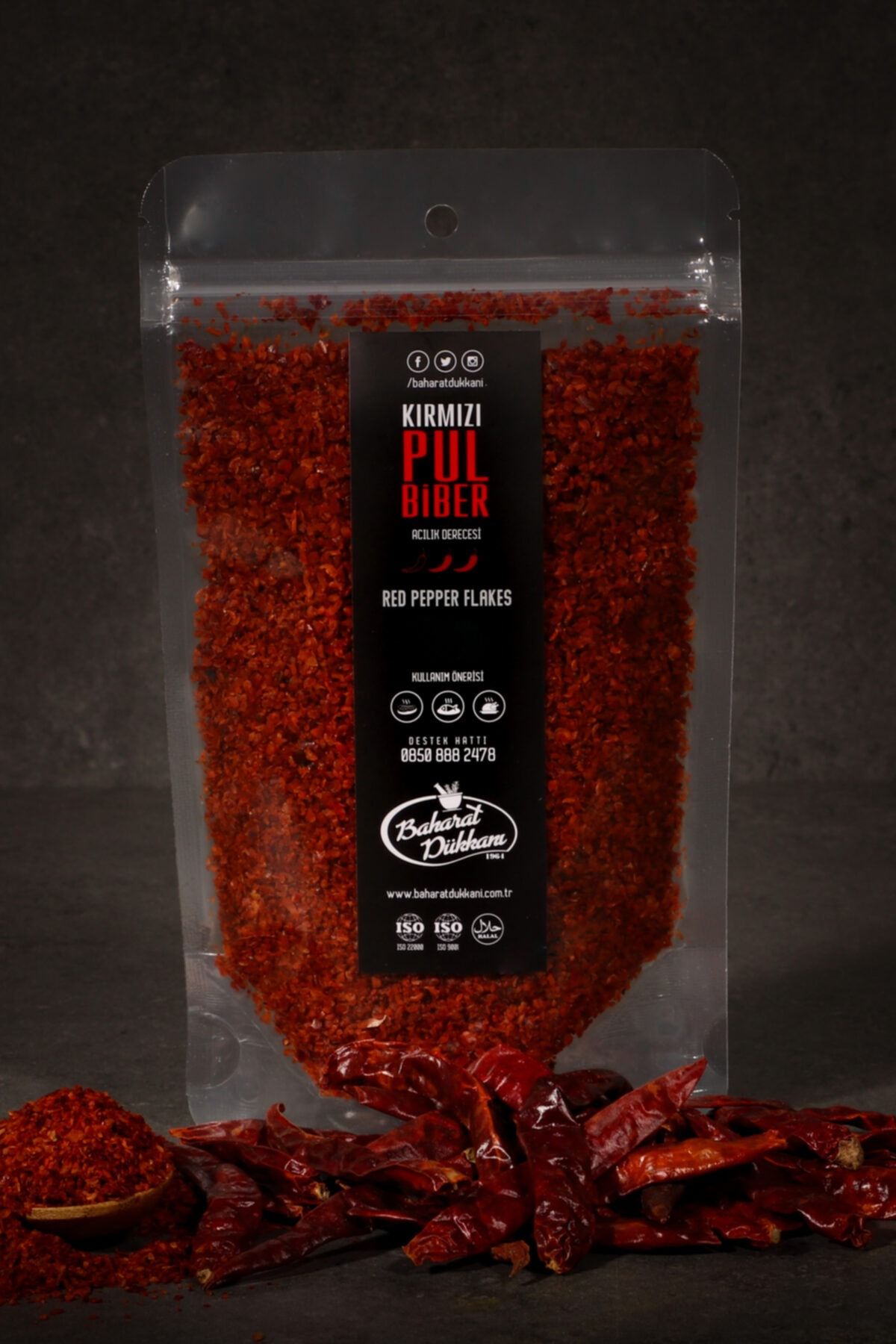 Baharat Dükkanı Kırmızı Pul Biber (Orta Acı) 90gr