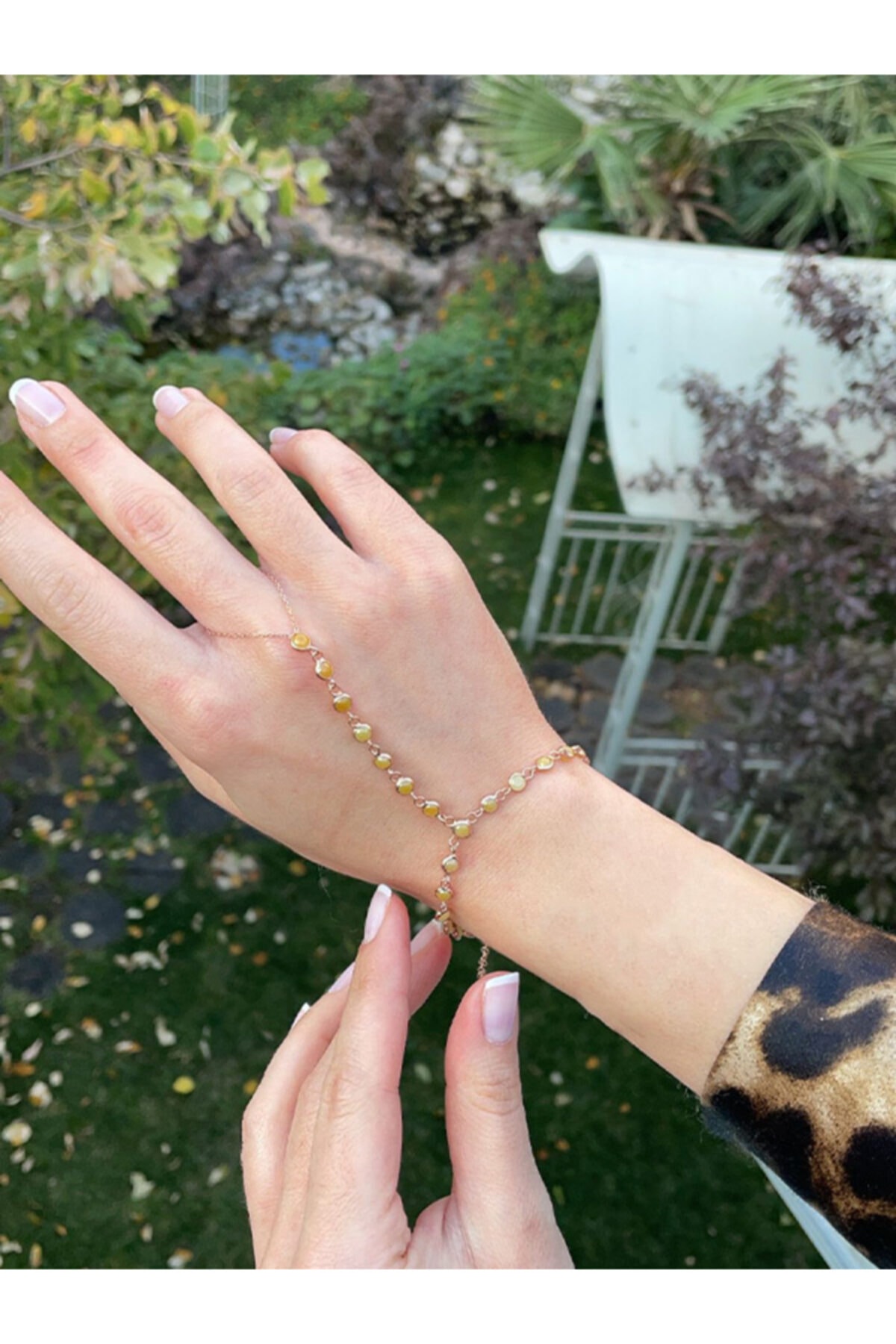 Necati Gün Rose Gold Kaplama Kehribar 925 Ayar Gümüş Şahmeran