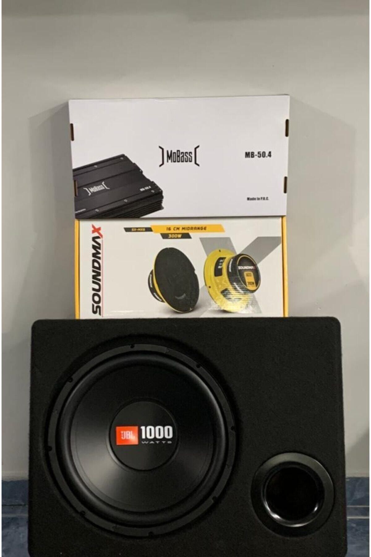 MOBASS Jbl Set 30 Cm Kabinli Bas 1000 Wat+ 50.4 Anfi+16cm Midrange