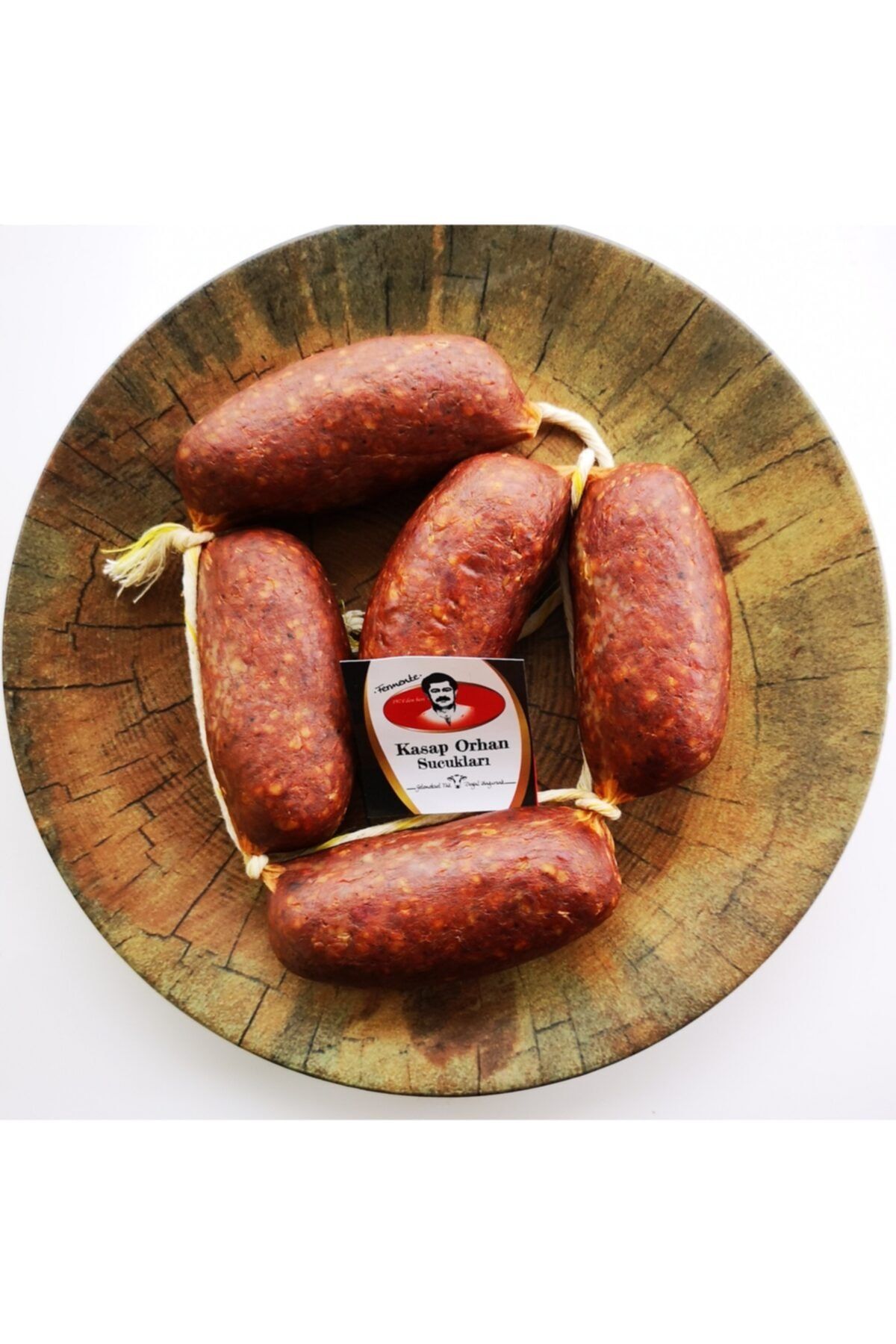 Kasap Orhan Sucukları 250gr. %100 Dana Acısız Evlik Parmak Fermente Sucuk