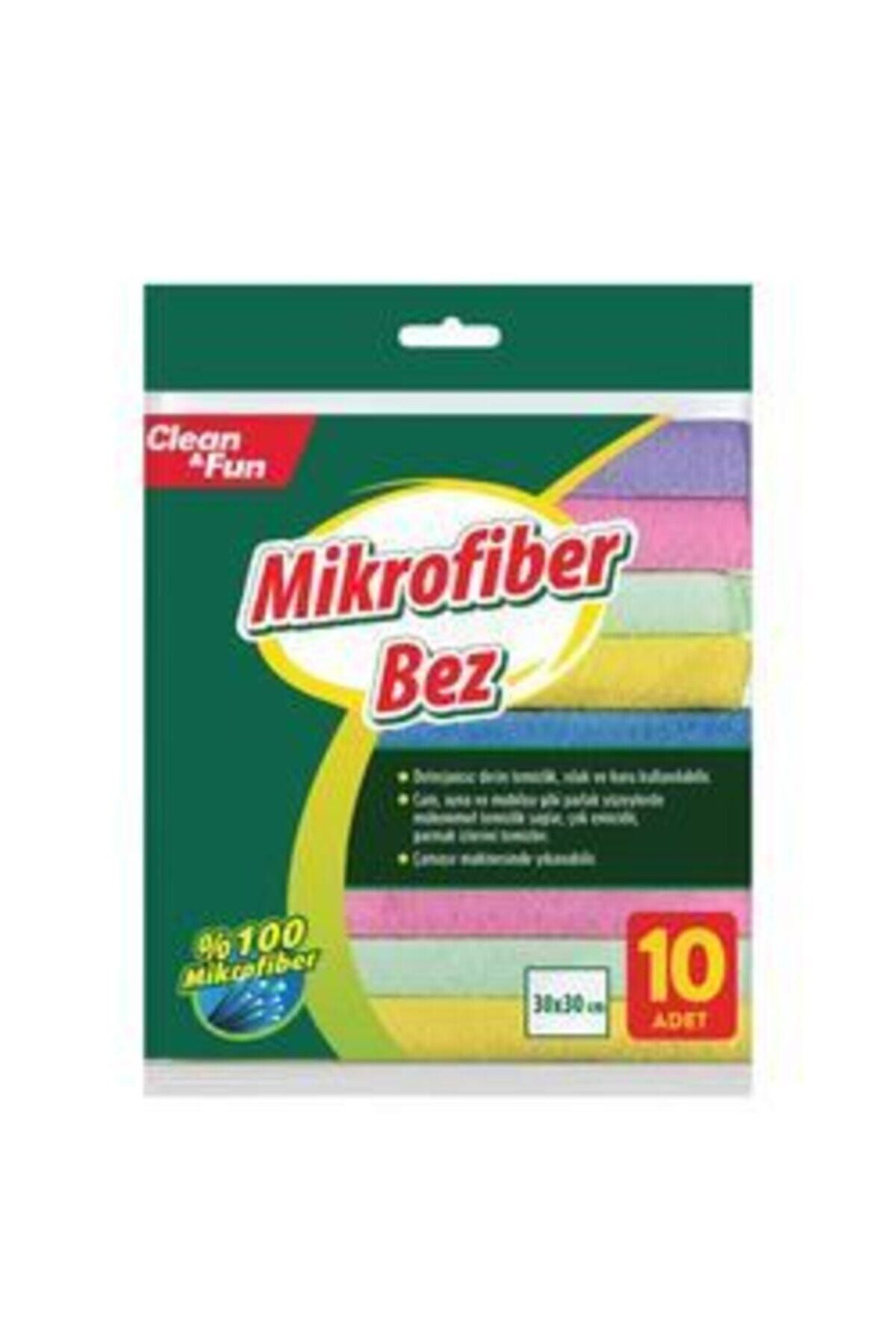 clean & fun Clean Fun 10 Lu Mikrofiber Bez Iz Bırakmaz
