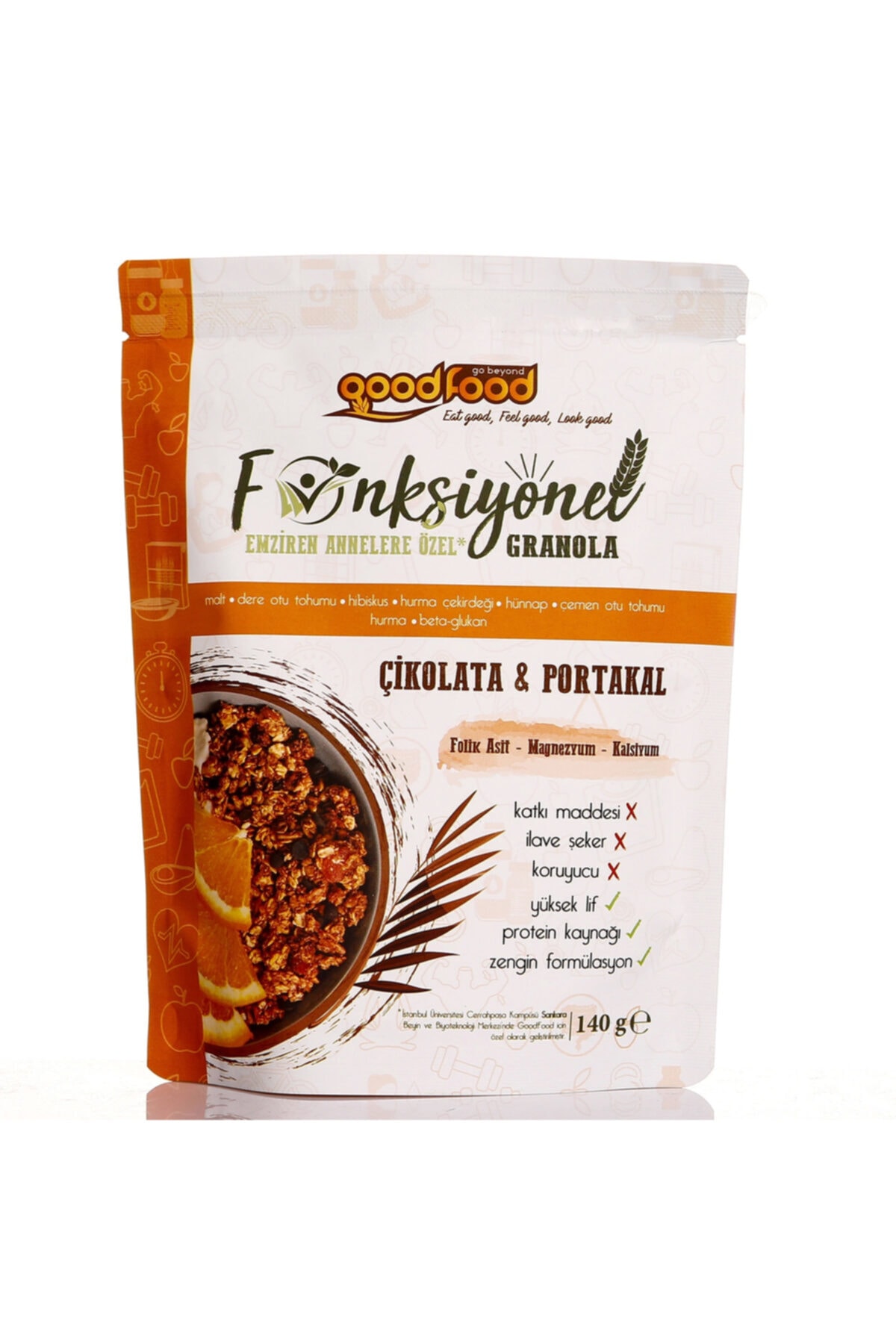 Good Food Çikolata & Portakal Granola 140 Gr
