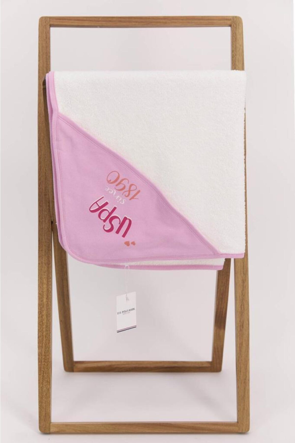 U.S. Polo Assn. U.s. Polo Assn Toz Pembe Kız Bebek Havlu