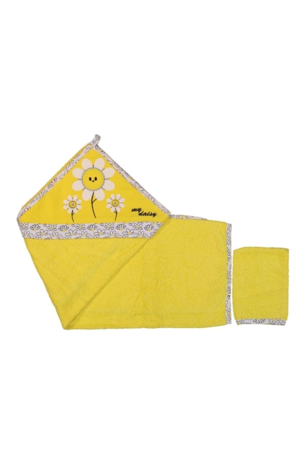 Kidstrend Kız Bebe Papatyalı Havlu Silgi
