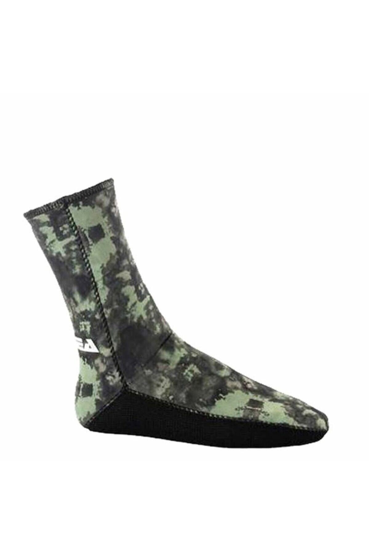 Apnea Çorap Kamuflaj 3mm (XXL)