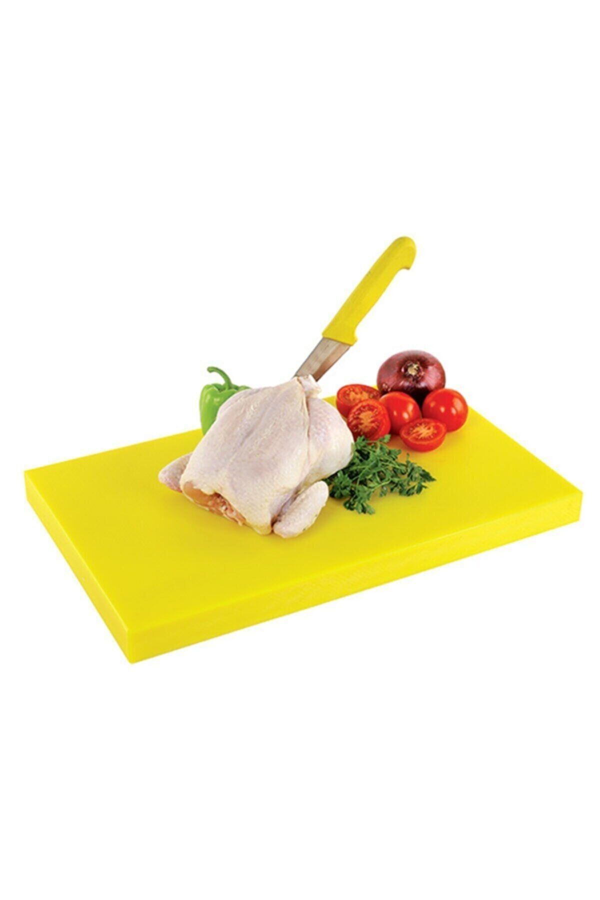 YELKAR PLASTİK Yelkar Polietilen Kesim Tahtası 25*40*2 Sarı