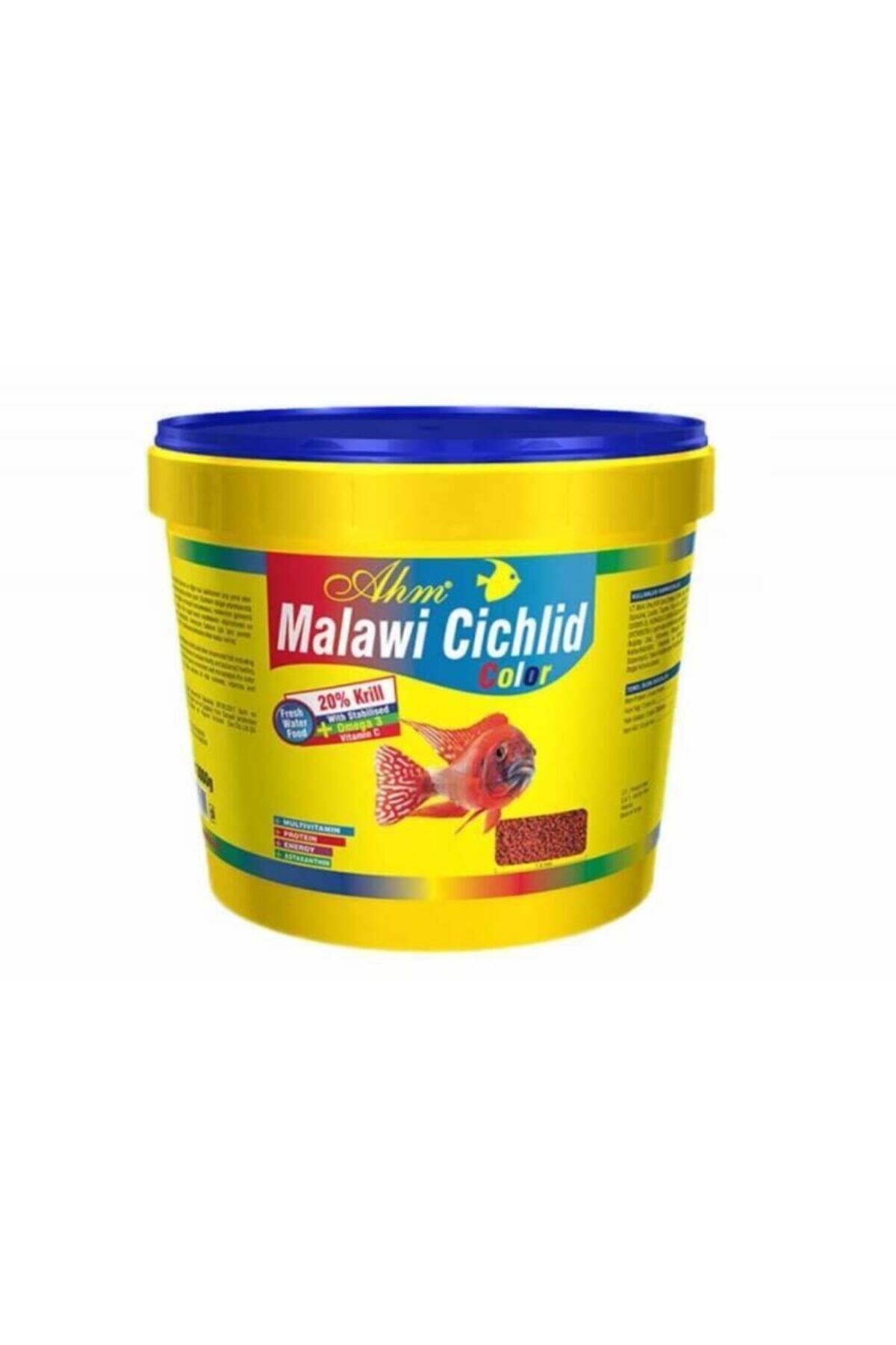 Ahm Malawi Cichlid Balığı Granulat Color Ciklet Balık Yemi 3kg