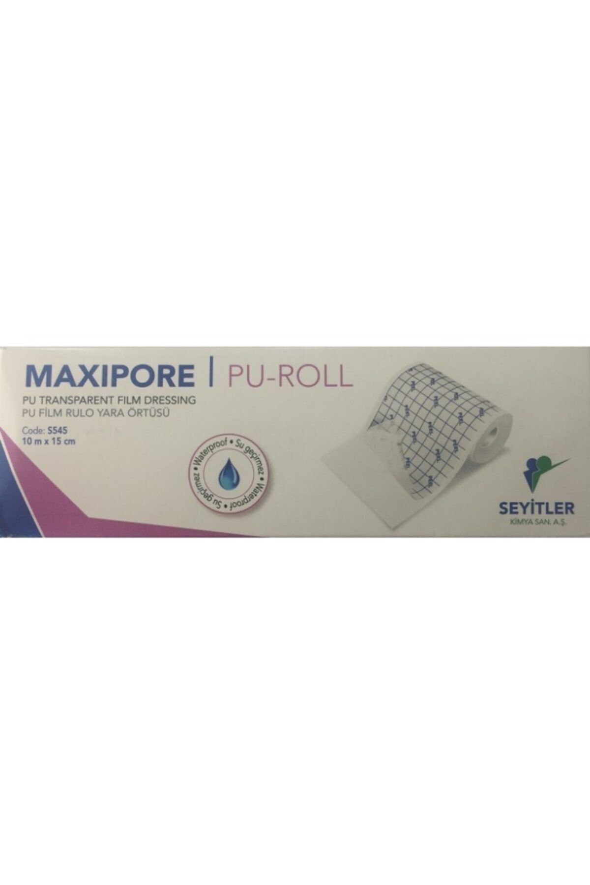 MAXIPORE Film Su Geçirmez Şeffaf Yara Örtüsü 10m X 15cm