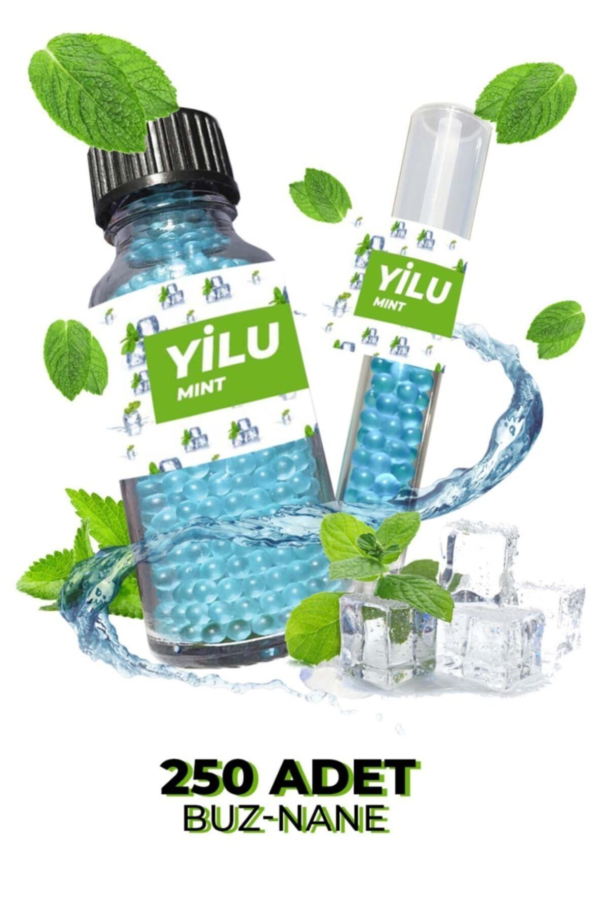 YİLU Mentol Topu Ice Mint 250 Adet Aplicatör Hediye
