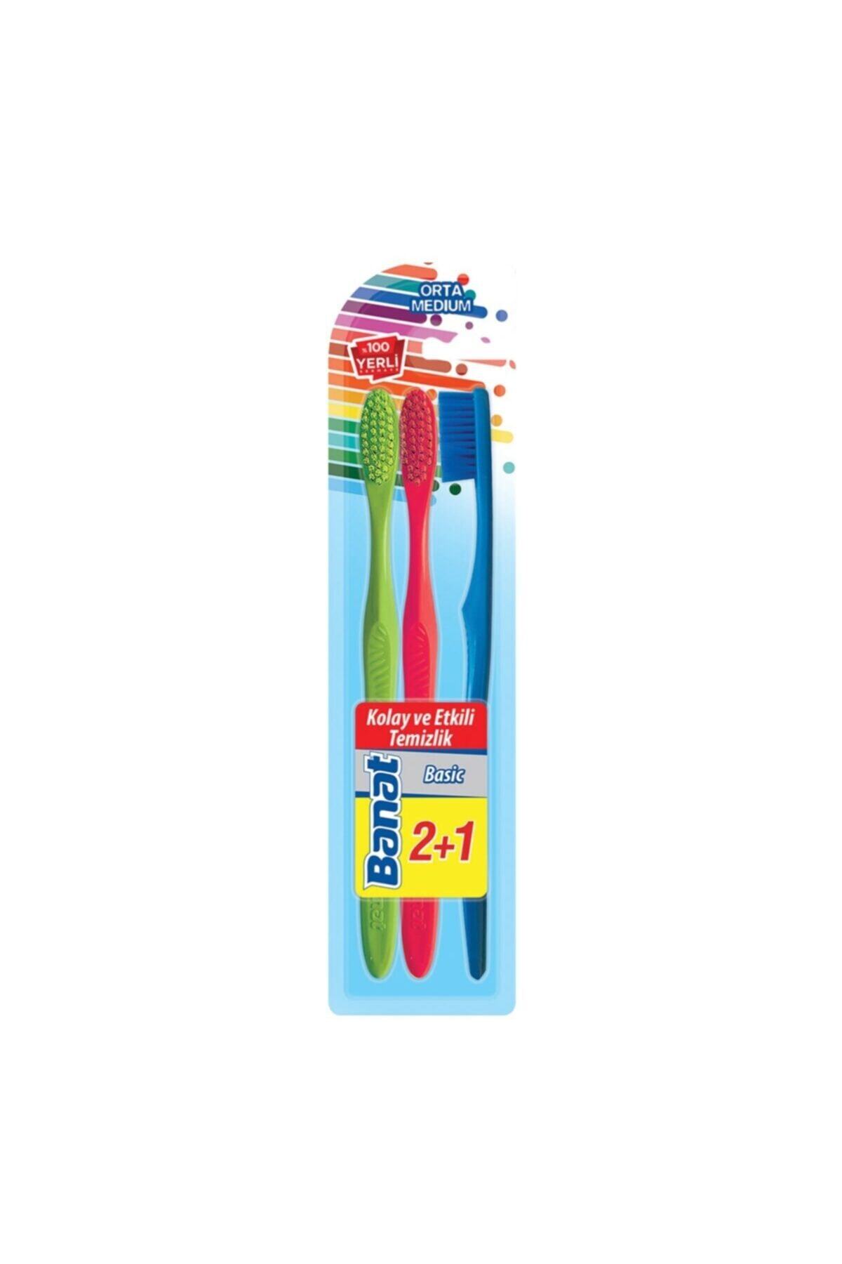 Banat Basic 2+1 Diş Fırçası