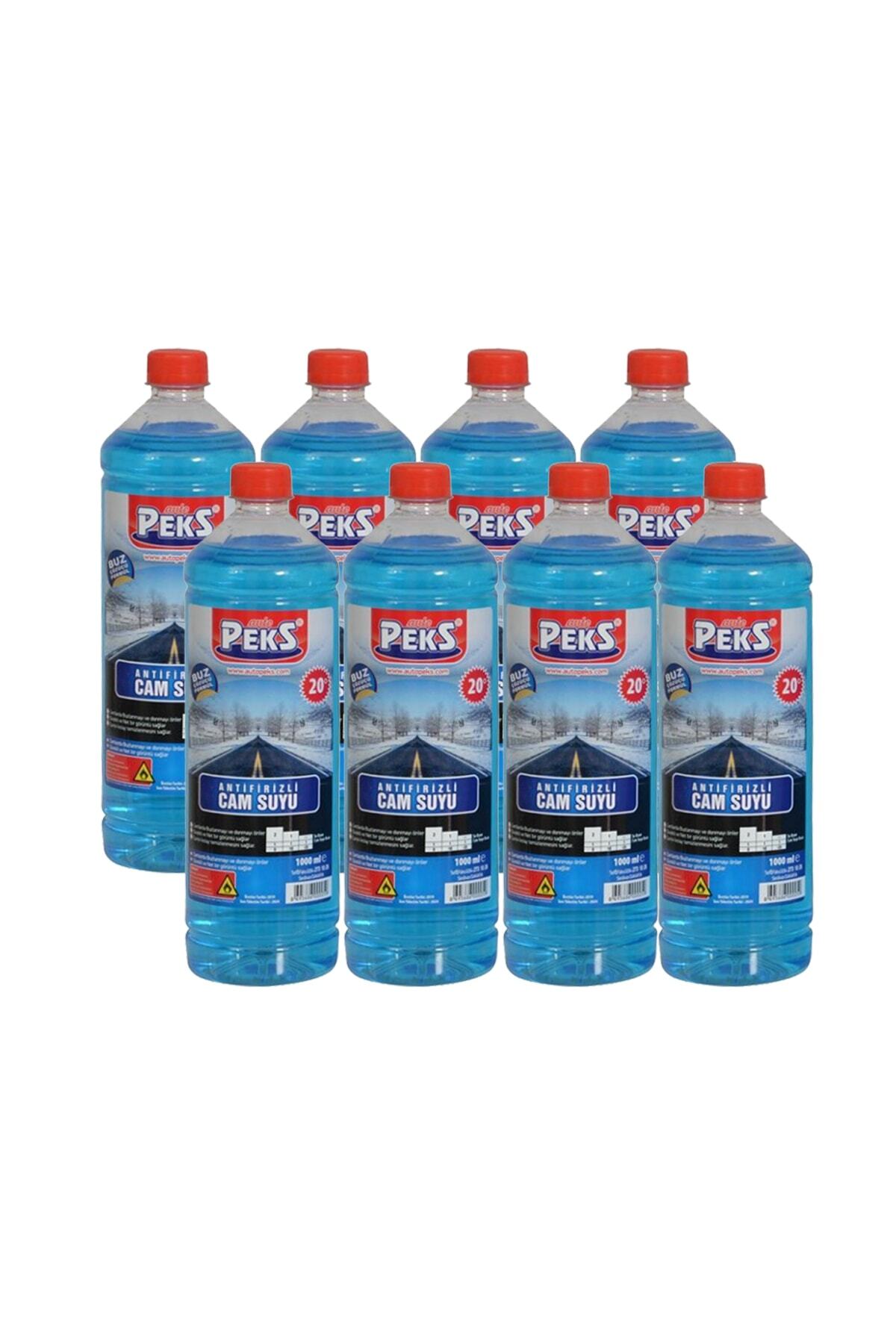 PEKSAN Cam Suyu 1 Lt Antifrizli 20 Derece 8 Adet