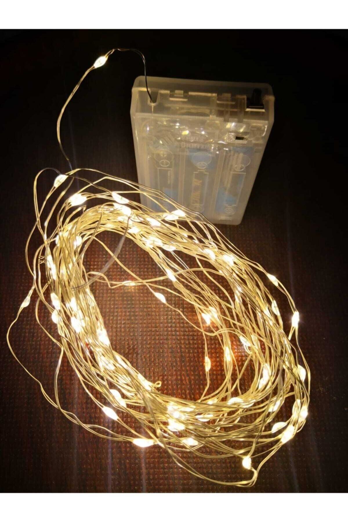 Miremi Peri Led 10metre 3 Farklı Işık Seçeneği Pilli