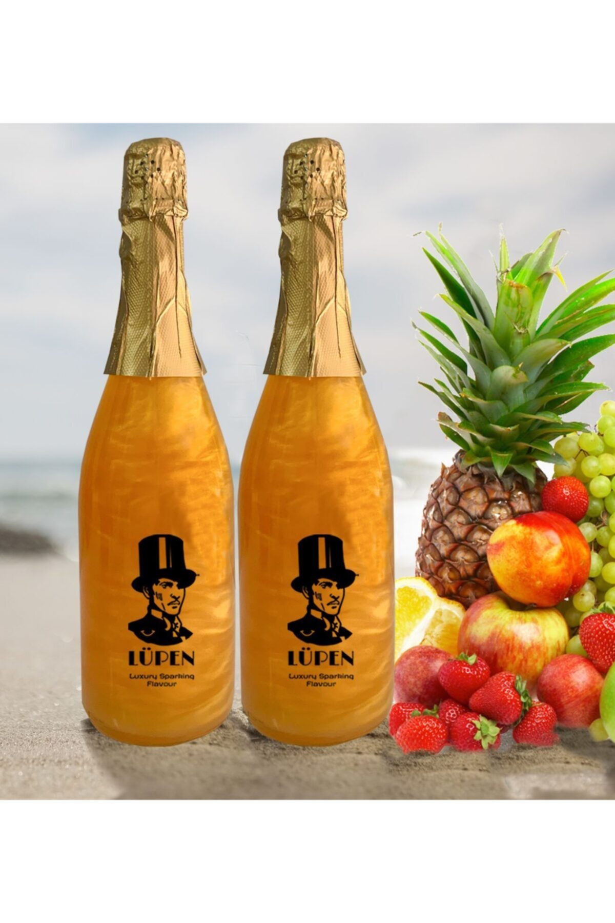 Lüpen Simli Lux Tuttu Frutti Aromalı 750 Ml Gazlı İçecek 2 Adet