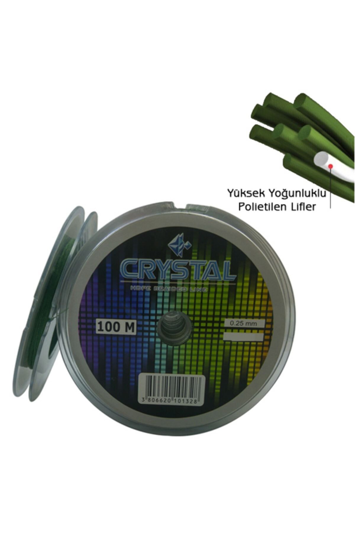e life tasarım Crystal Hdpe Nano Ipek Misina 8 Kat 0.18 Mm 100 Mt