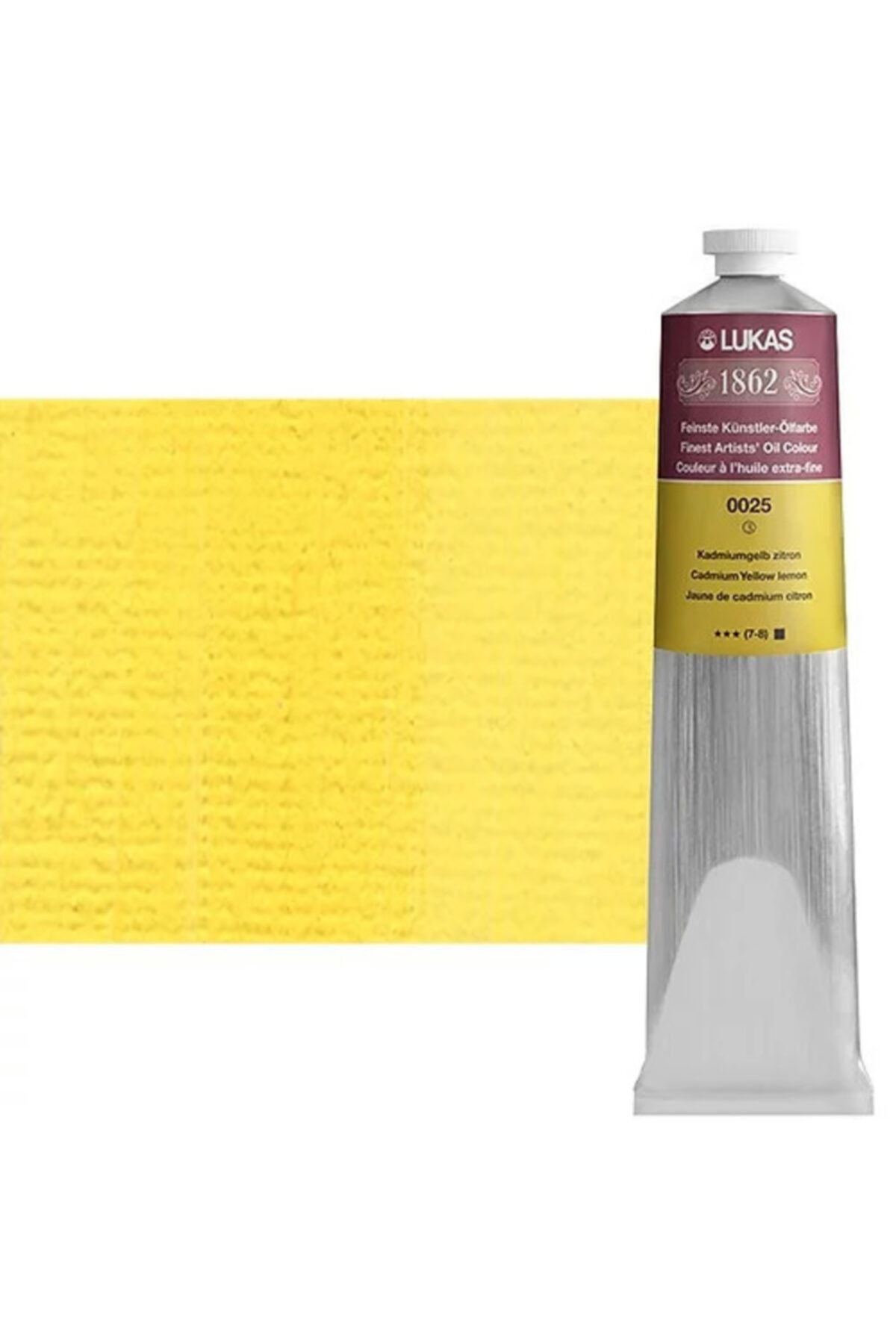 Lukas 1862 200ml Yağlı Boya 025 Cadmium Yellow Lemon